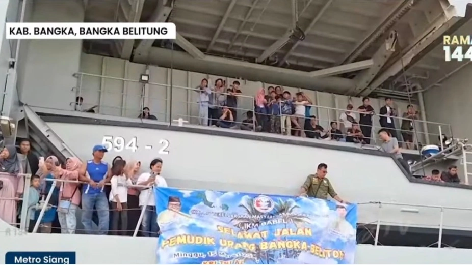 SINERGI LINTAS SEKTOR JEMBATANI RINDU PEMUDIK KE BANGKA BELITUNG