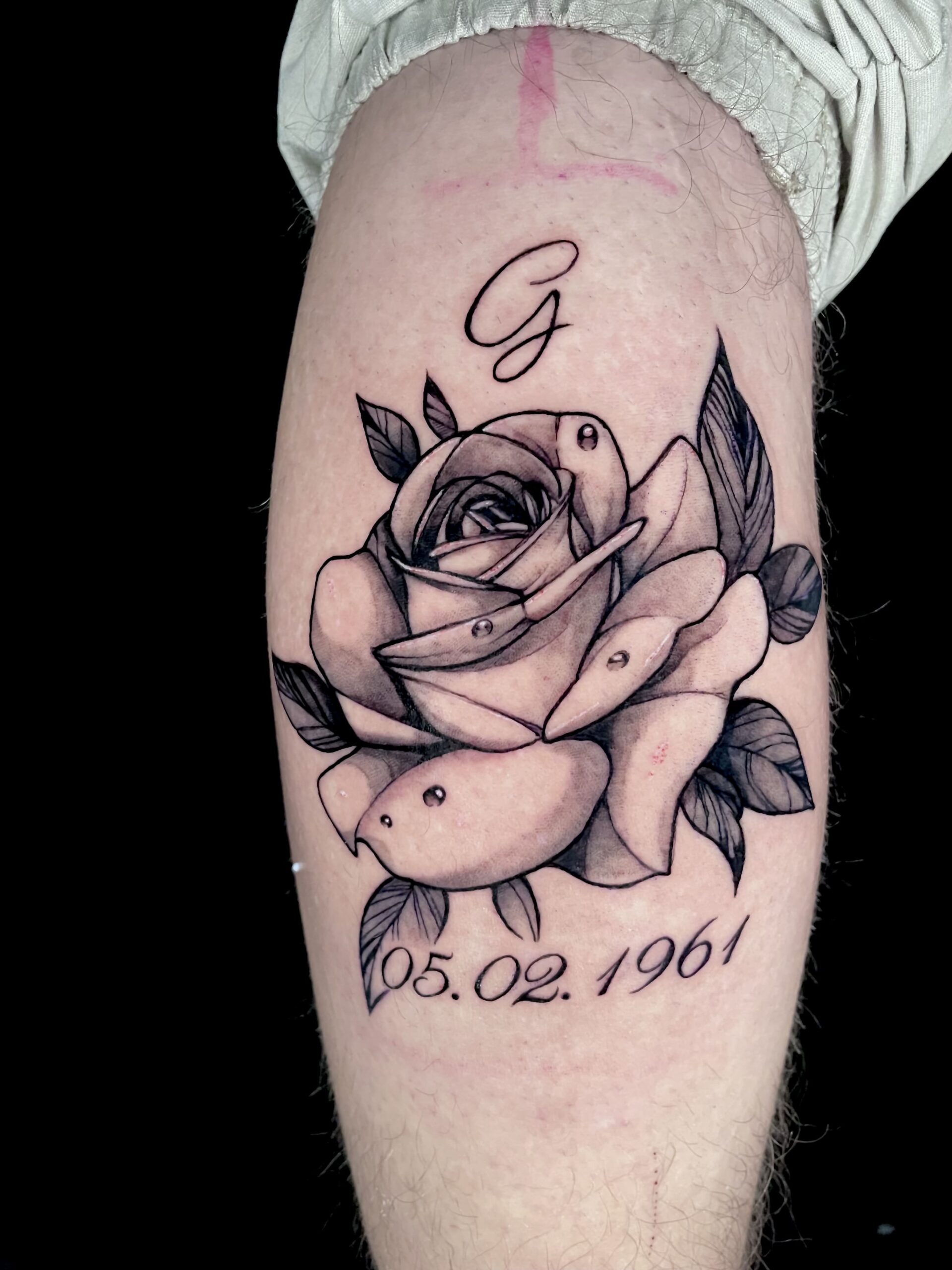 Tatuaggio floral Torino