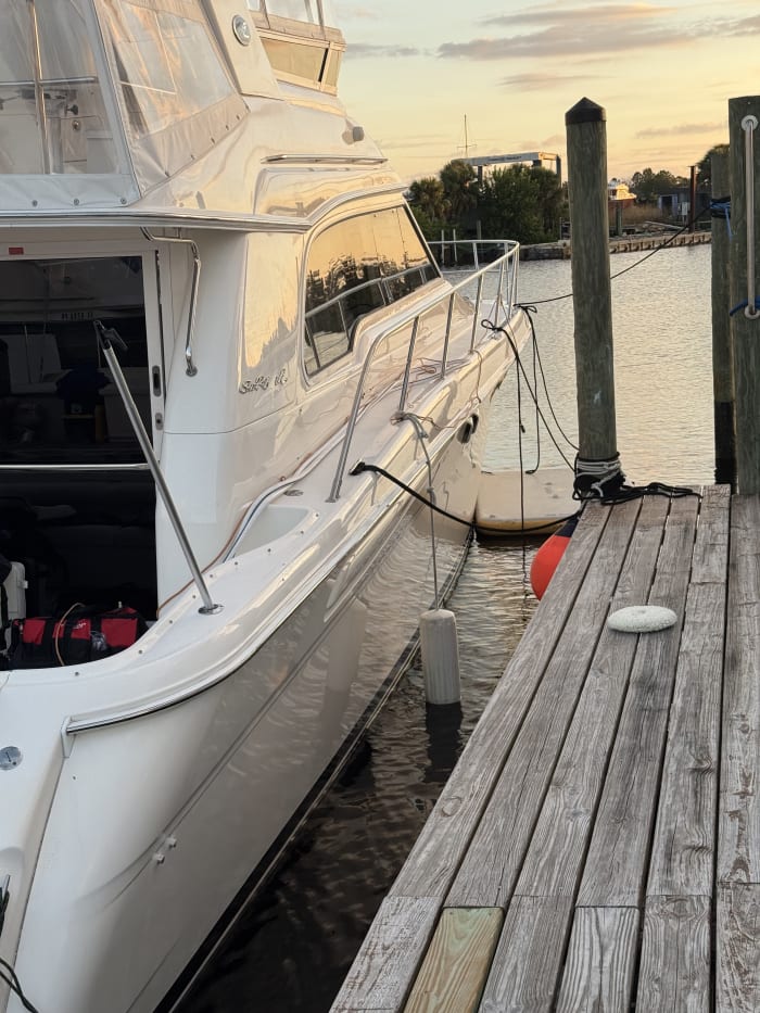 Boat after full detail service Tampa Bay