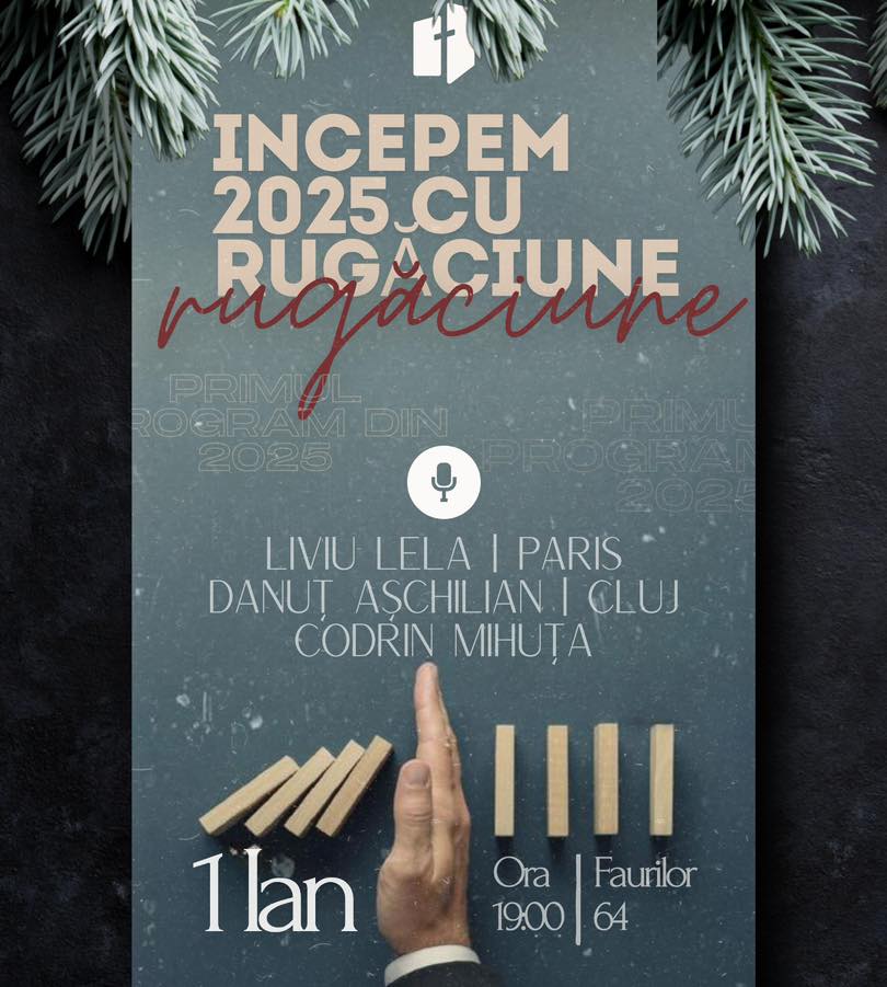 Incepem 2025 cu Rugaciune