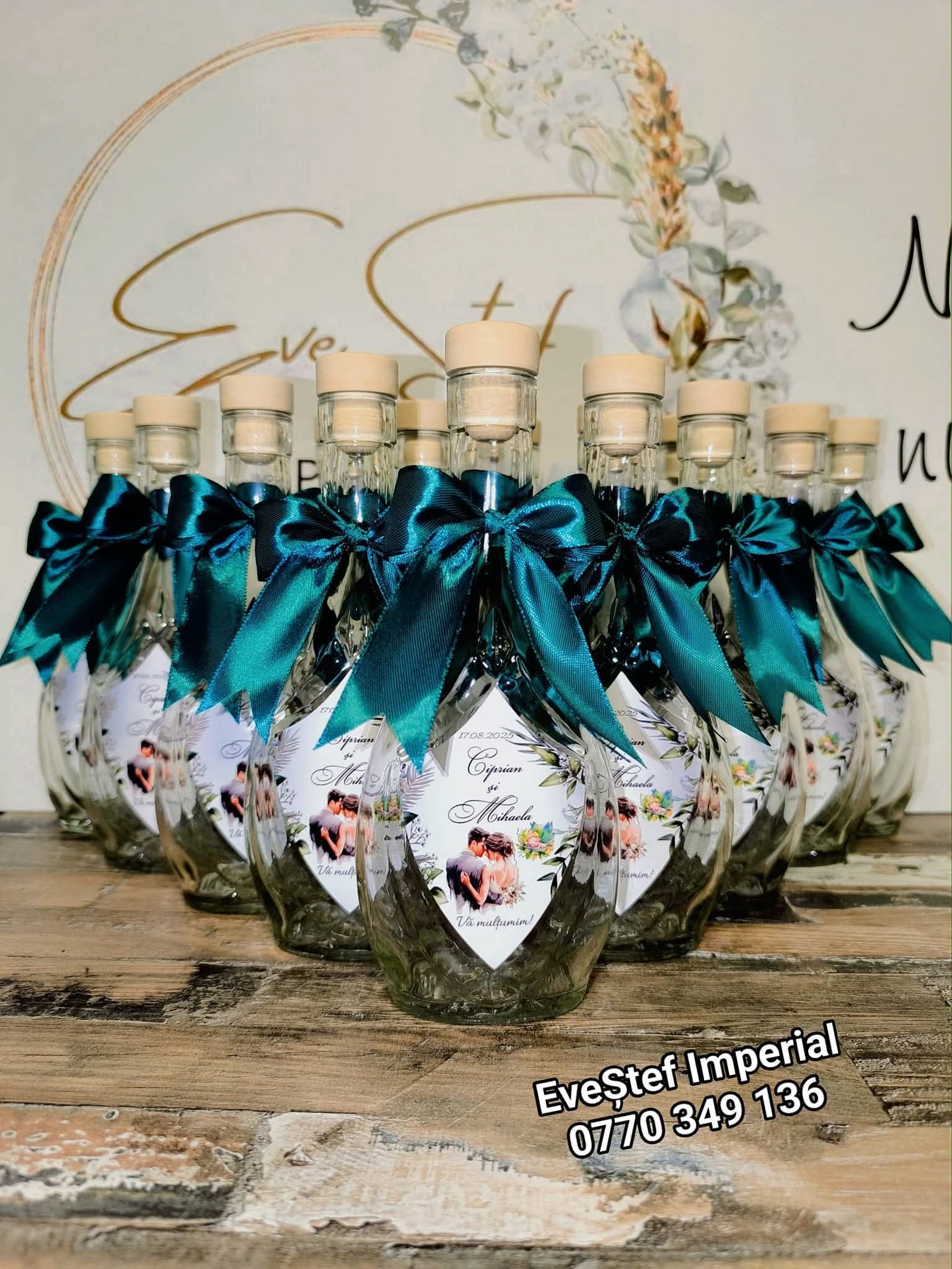 Mărturii Nuntă Sticlă Personalizate - gifts în Cluj-Napoca - Imagine 7