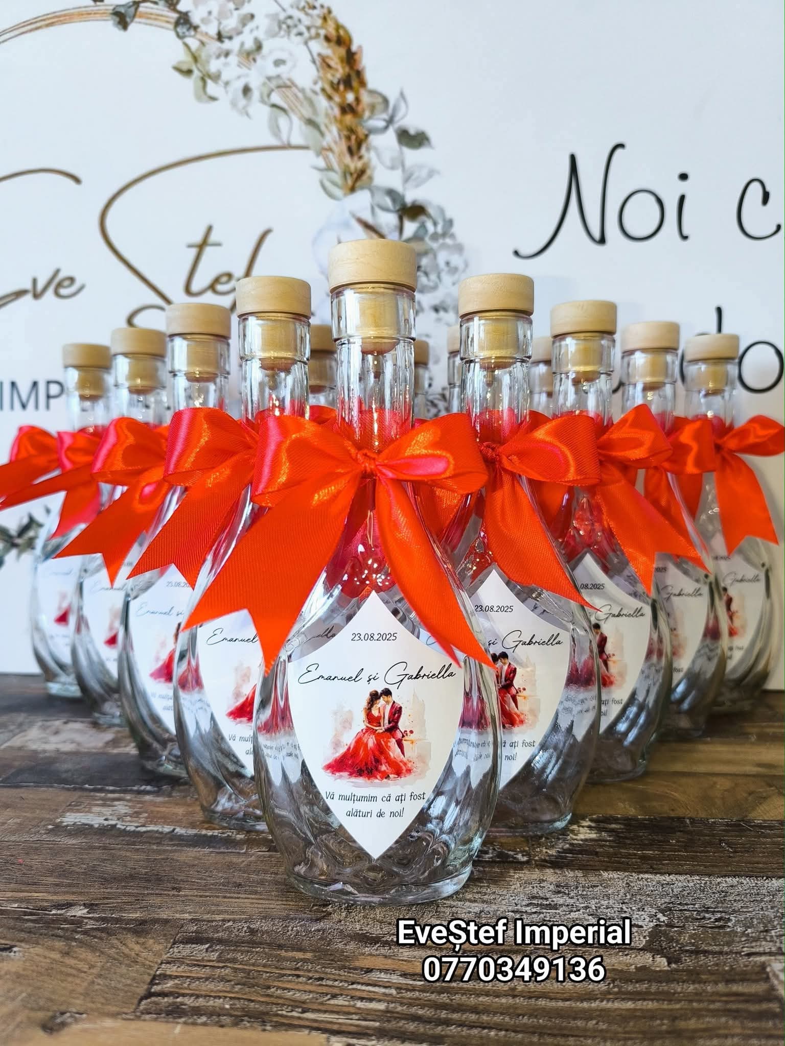 Mărturii Nuntă Sticlă Personalizate - gifts în Cluj-Napoca - Imagine 6