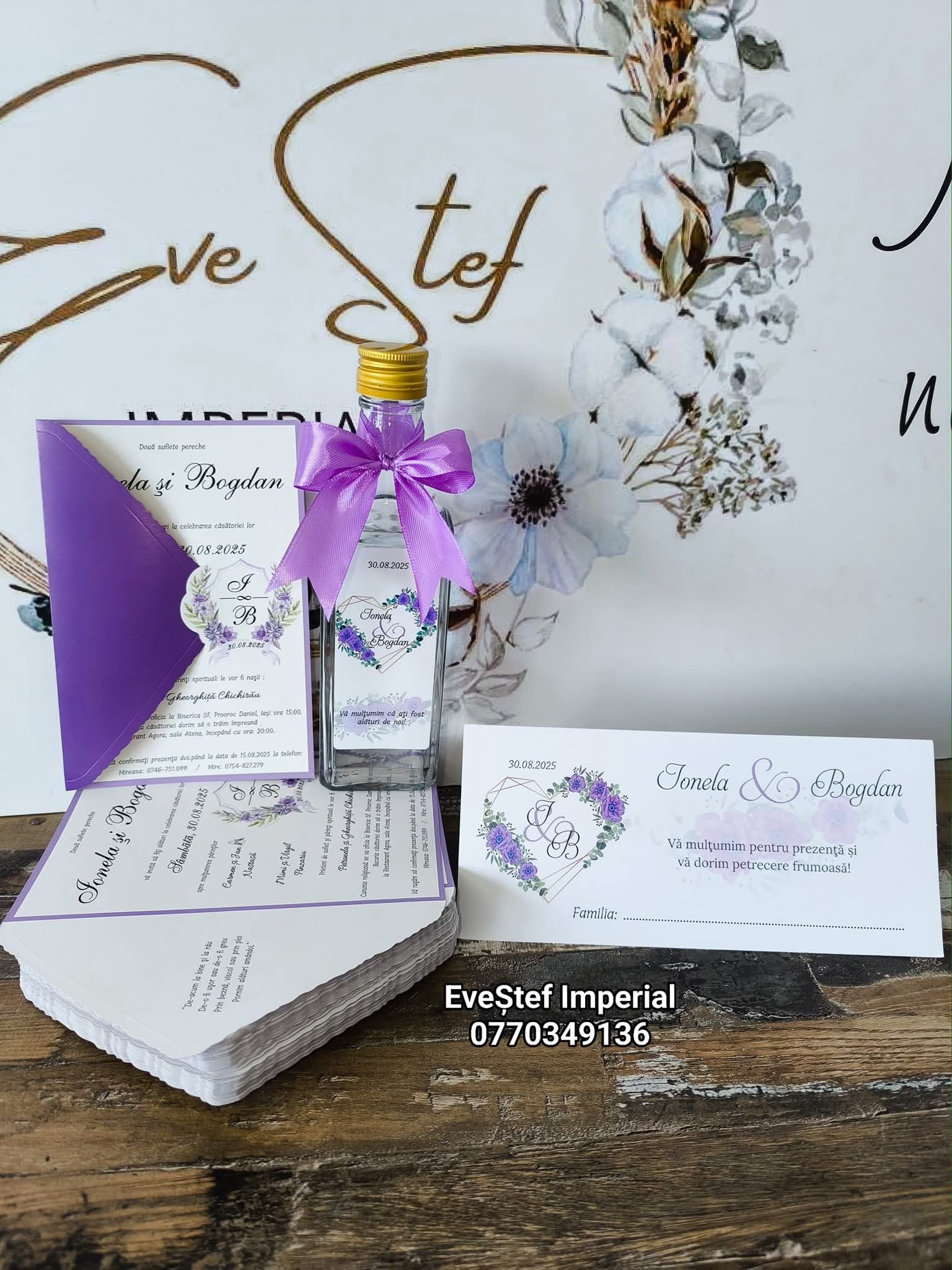 Mărturii Nuntă Sticlă Personalizate - gifts în Cluj-Napoca - Imagine 4