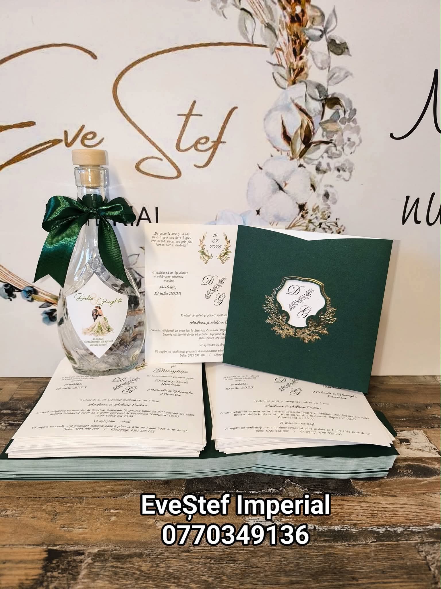 Mărturii Nuntă Sticlă Personalizate - gifts în Cluj-Napoca - Imagine 10