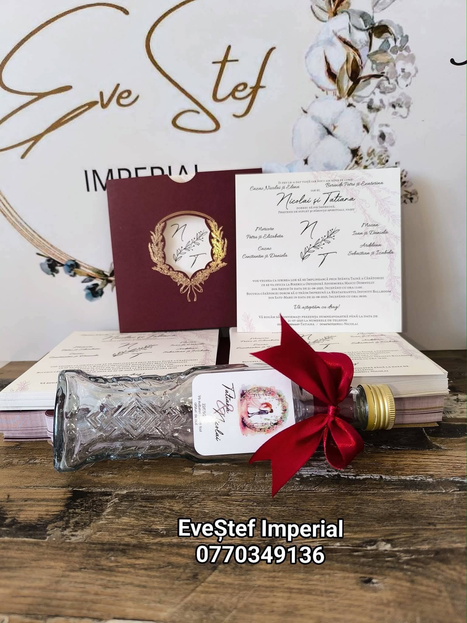 Mărturii Nuntă Sticlă Personalizate - gifts în Cluj-Napoca - Mai multe imagini