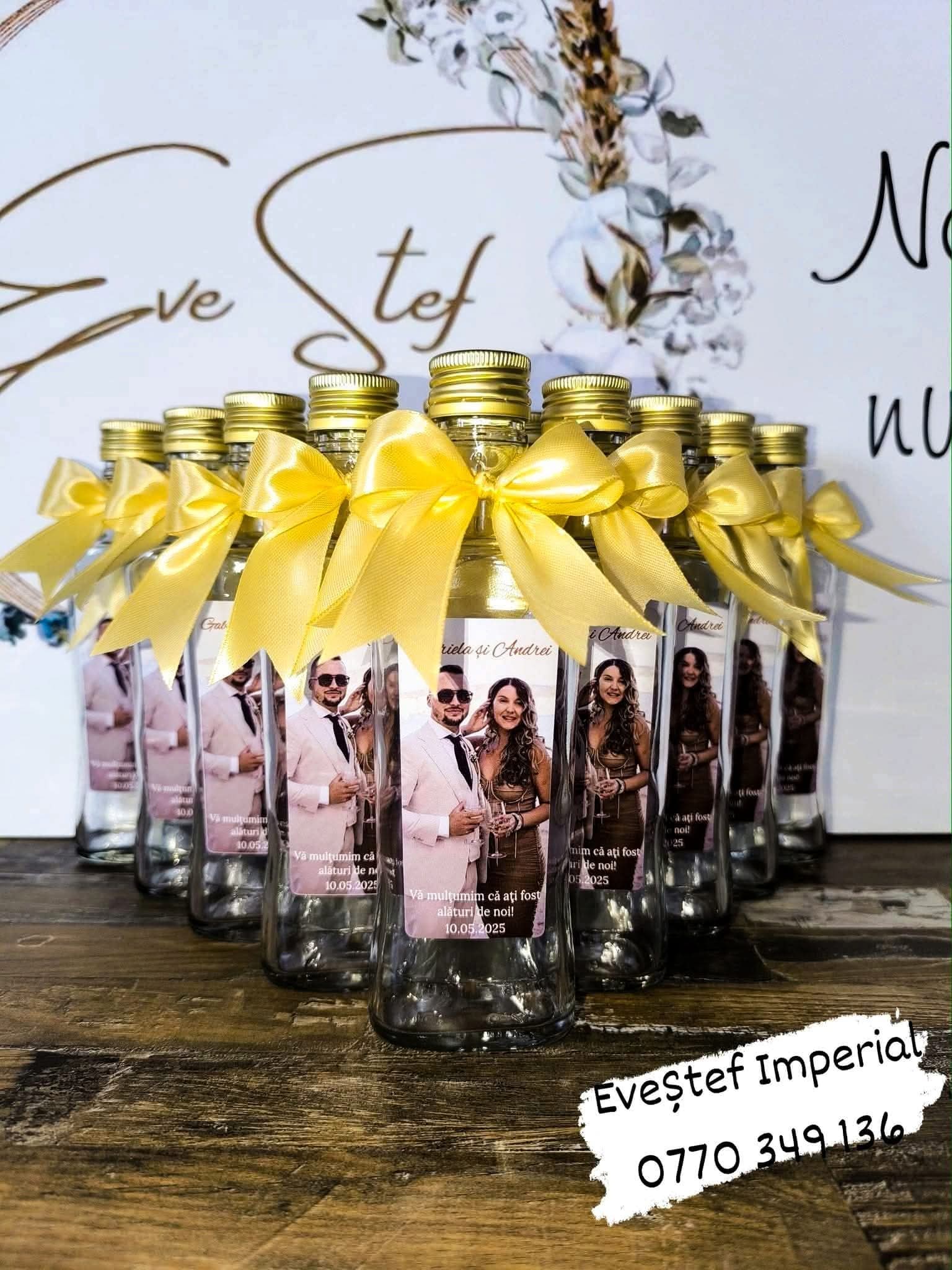 Mărturii Nuntă Sticlă Personalizate - Image 13