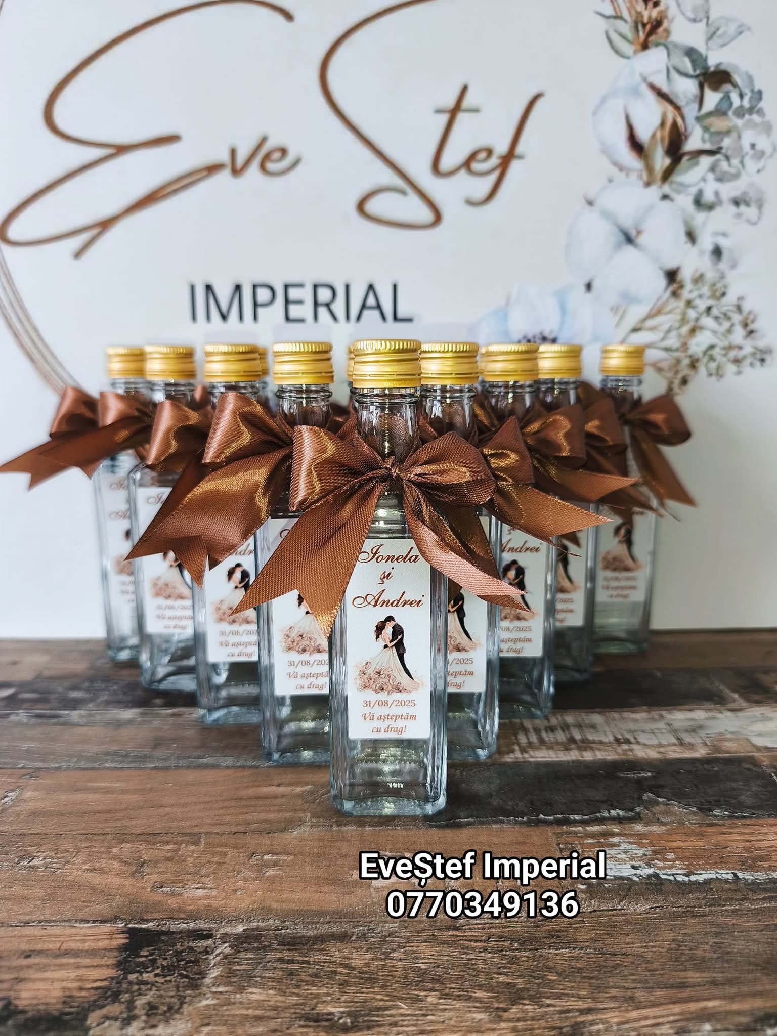 Mărturii Nuntă Sticlă Personalizate - Image 18