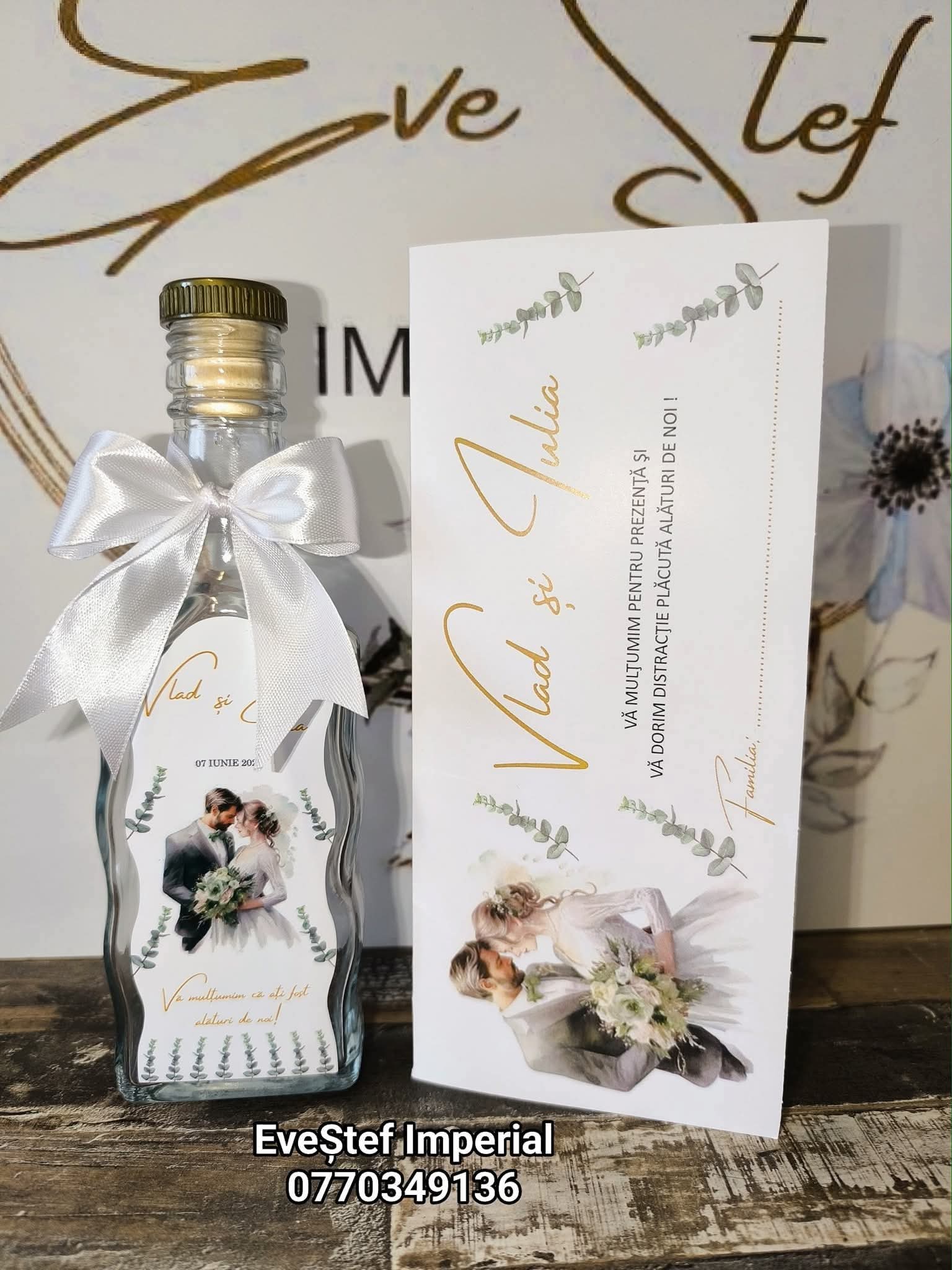 Mărturii Nuntă Sticlă Personalizate - Image 20