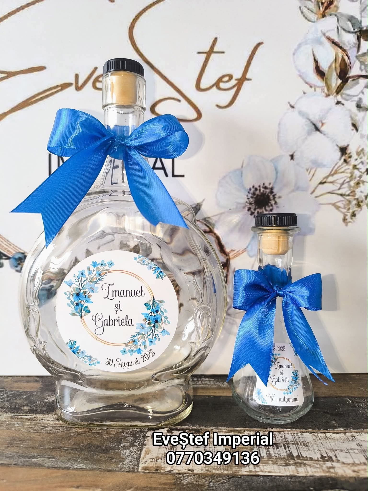 Mărturii Nuntă Sticlă Personalizate - Image 27