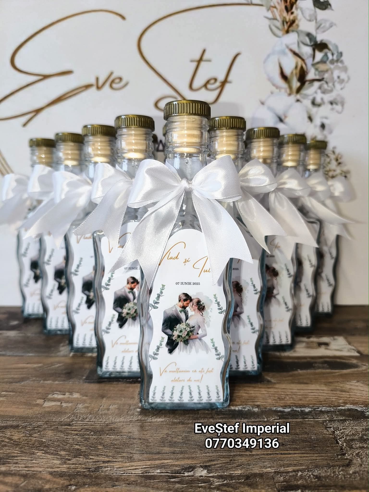 Mărturii Nuntă Sticlă Personalizate - Image 19