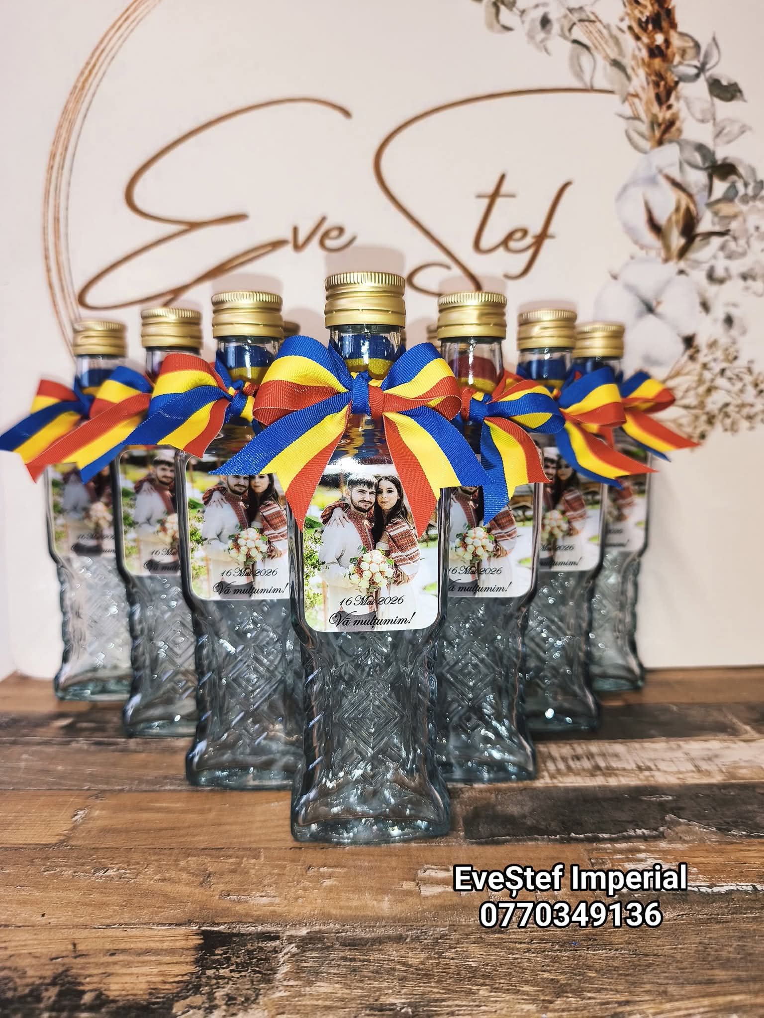 Mărturii Nuntă Sticlă Personalizate - Image 32