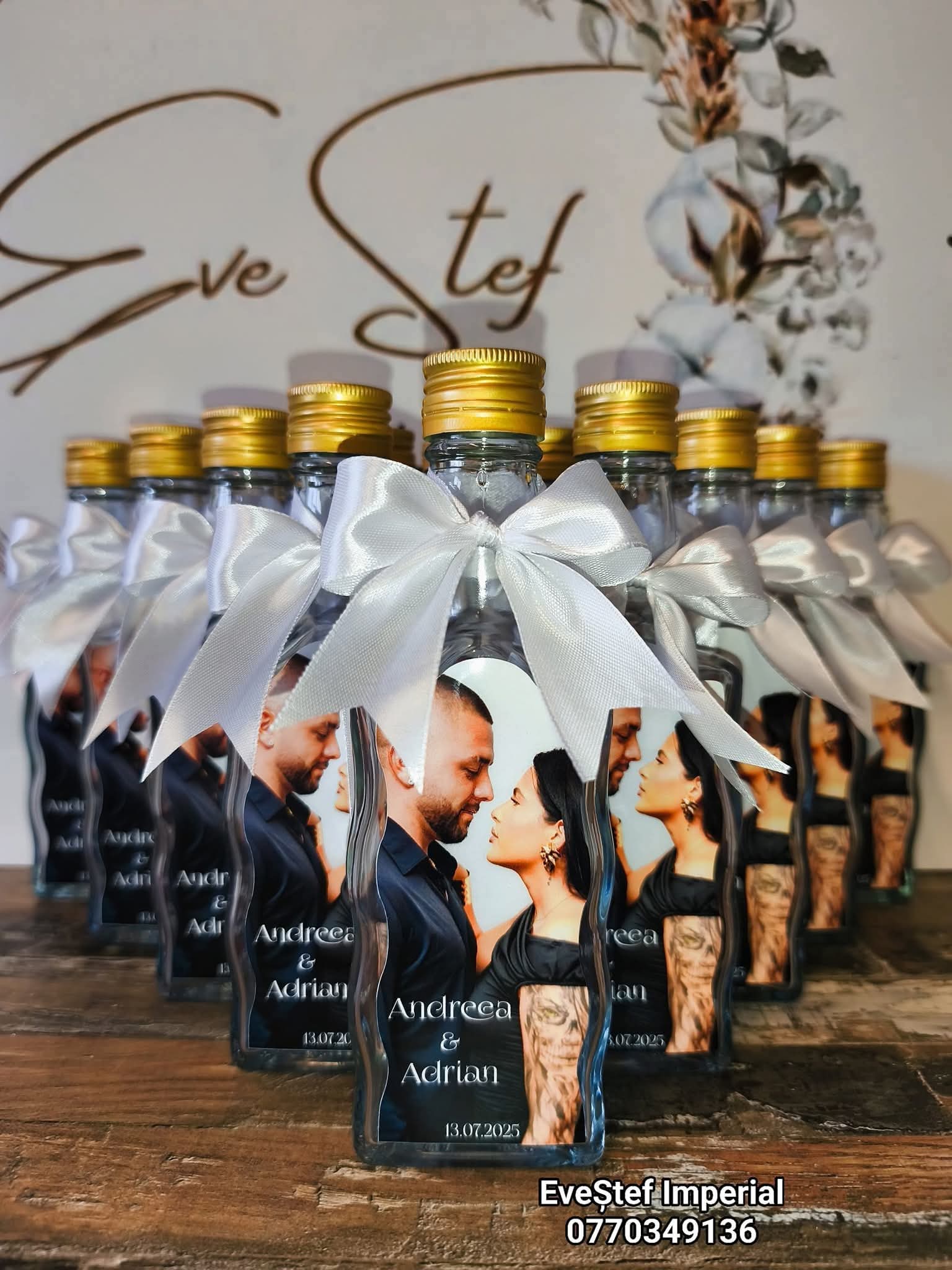 Mărturii Nuntă Sticlă Personalizate - Image 33