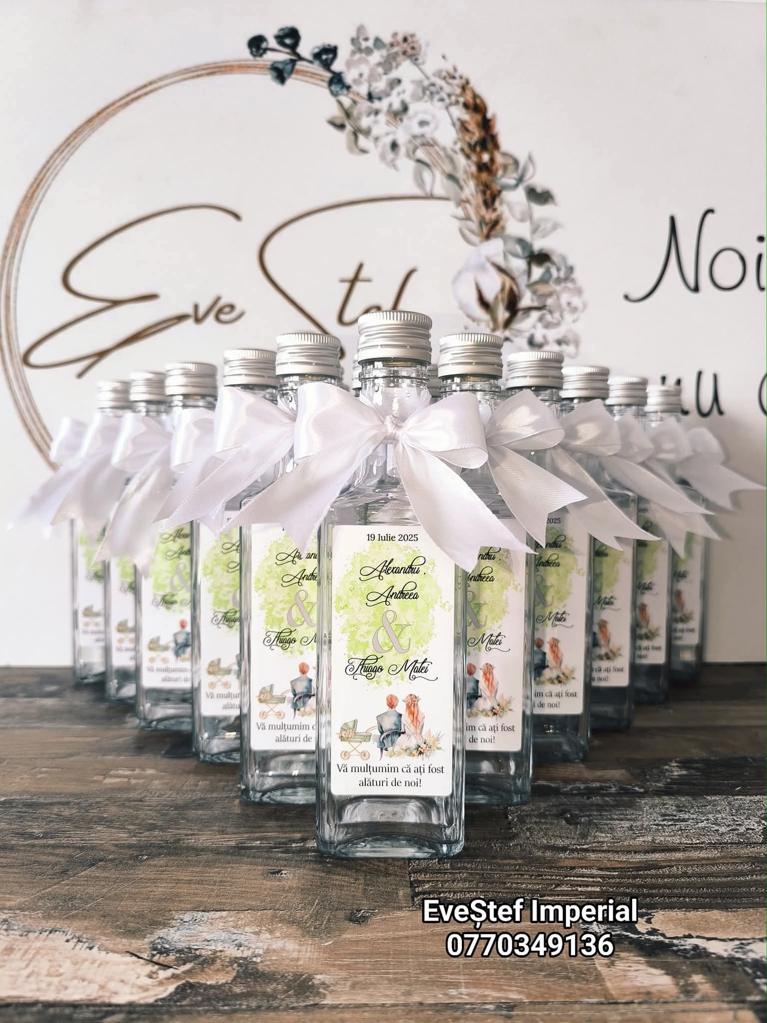 Mărturii Nuntă Sticlă Personalizate - Image 37