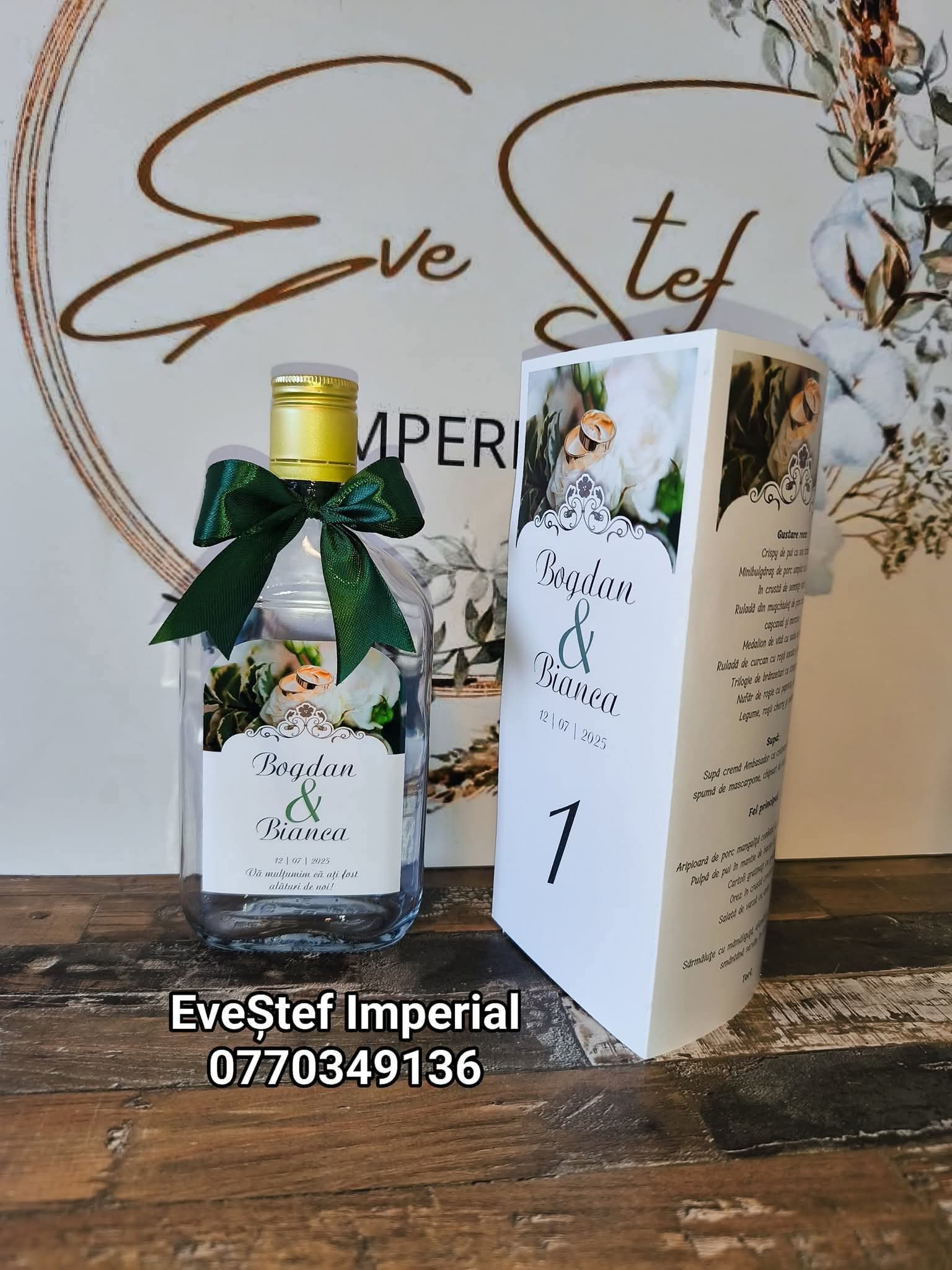 Mărturii Nuntă Sticlă Personalizate - Image 40