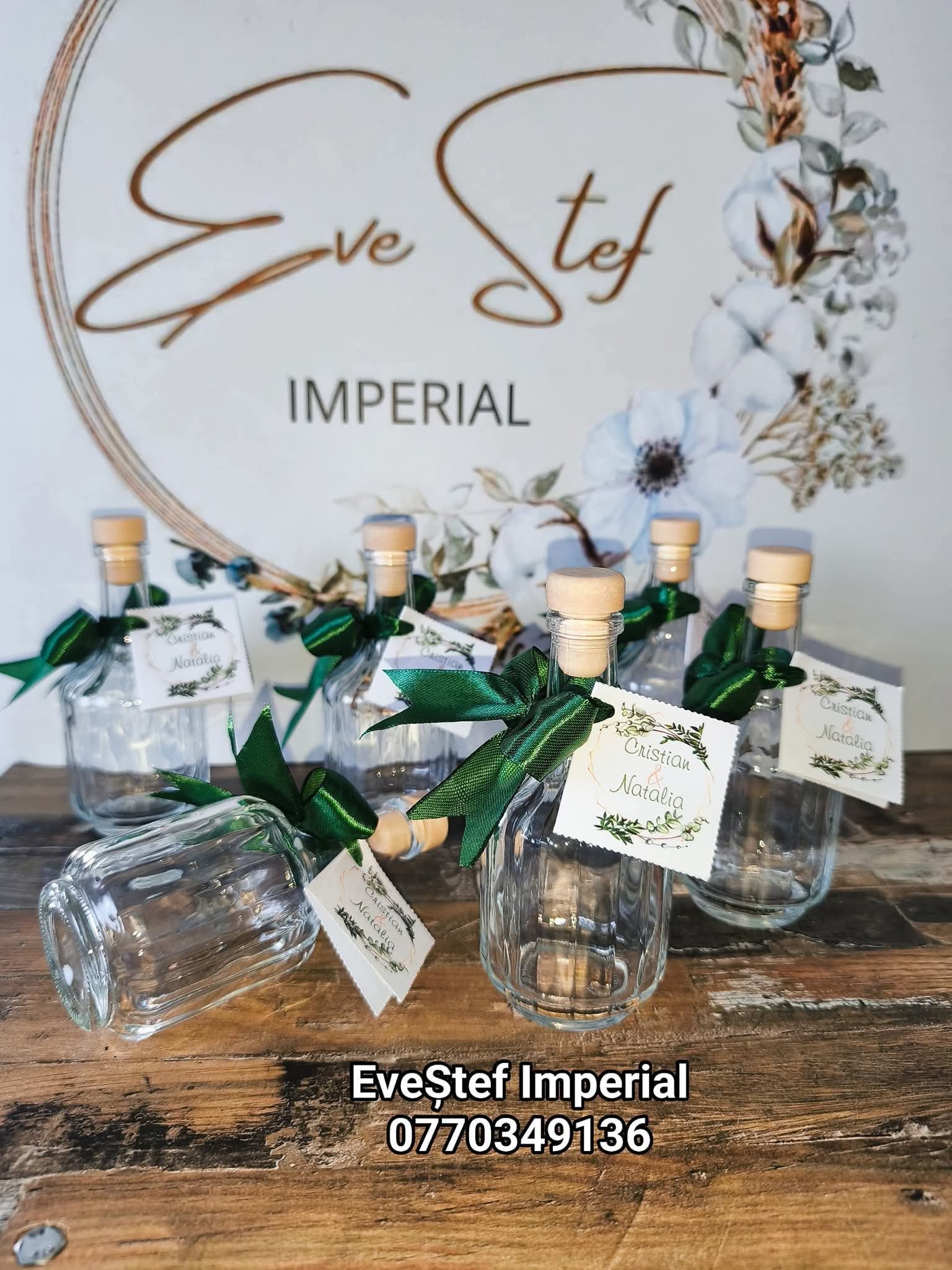 Mărturii Nuntă Sticlă Personalizate - Image 39