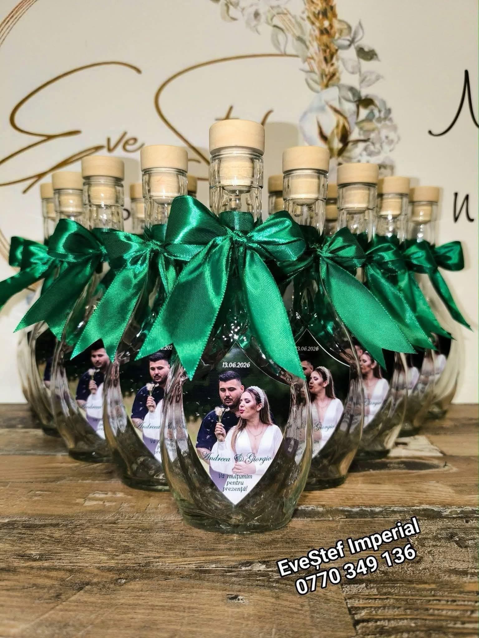 Mărturii Nuntă Sticlă Personalizate - Image 38