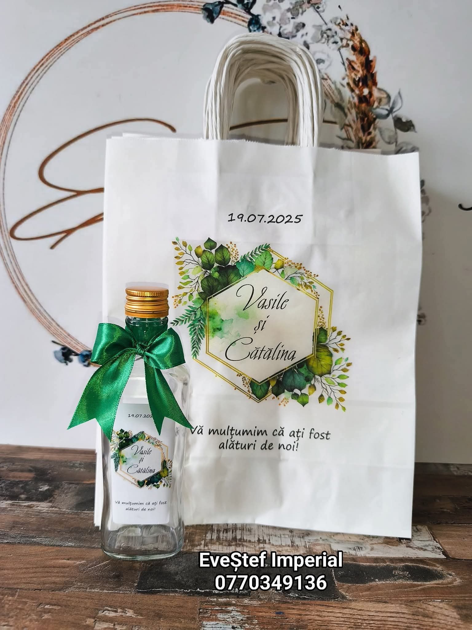 Mărturii Nuntă Sticlă Personalizate - Image 42