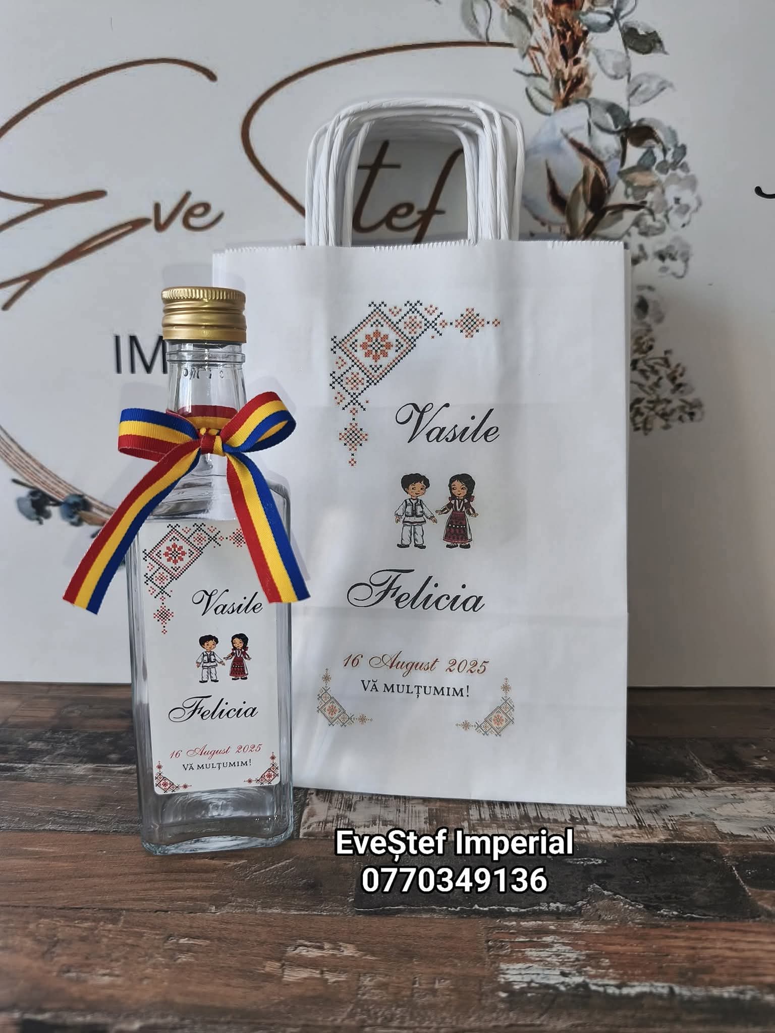 Mărturii Nuntă Sticlă Personalizate - Image 49
