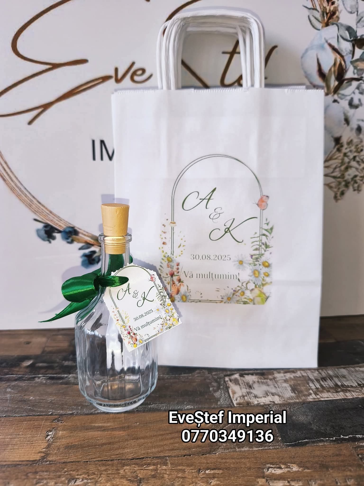 Mărturii Nuntă Sticlă Personalizate - Image 46