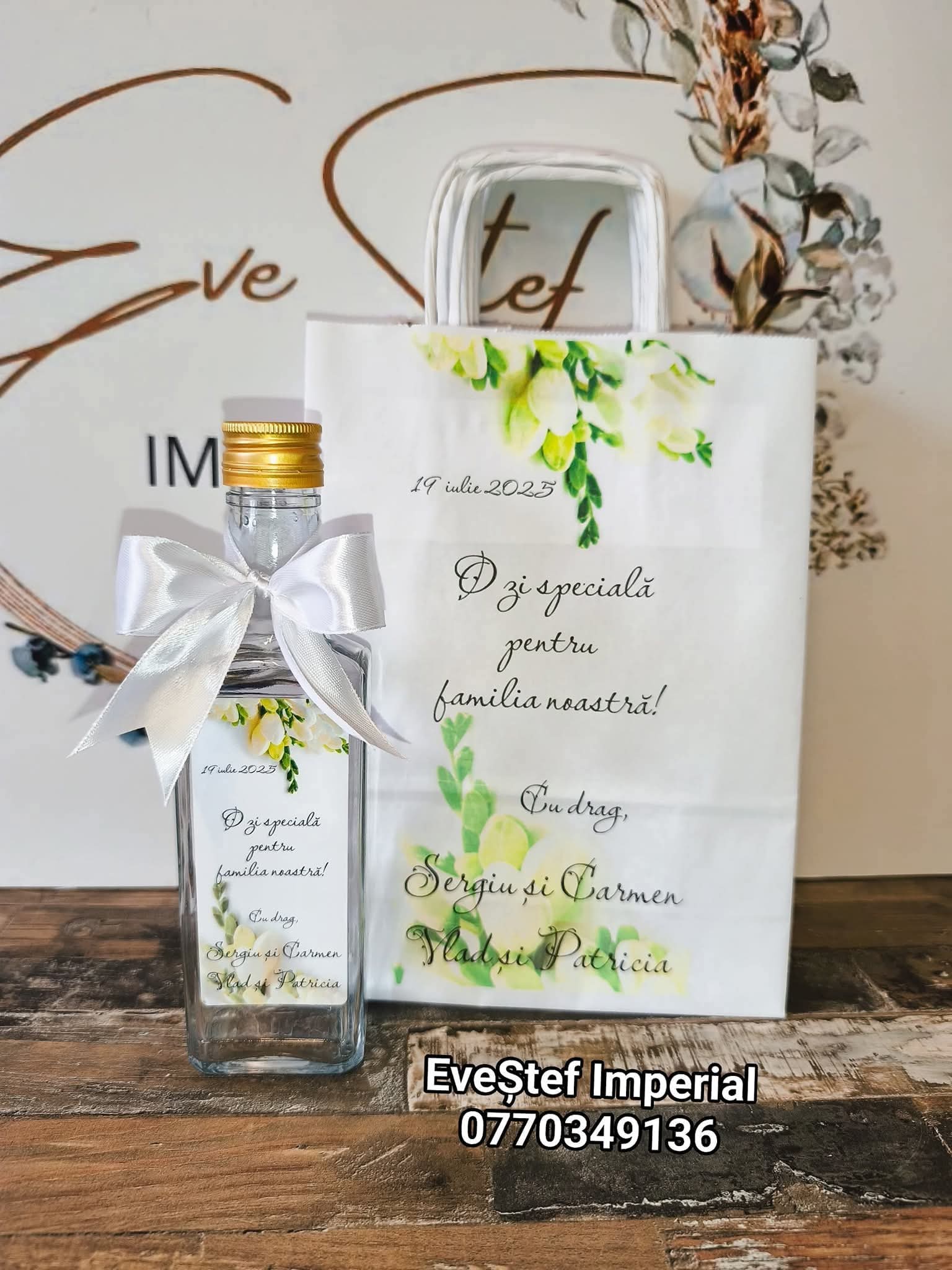 Mărturii Nuntă Sticlă Personalizate - Image 44