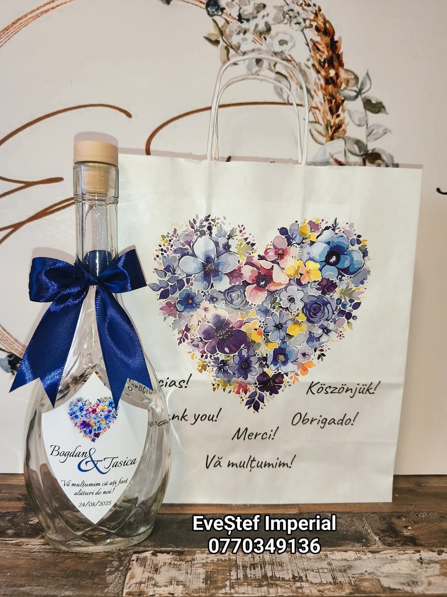 Mărturii Nuntă Sticlă Personalizate - Image 41