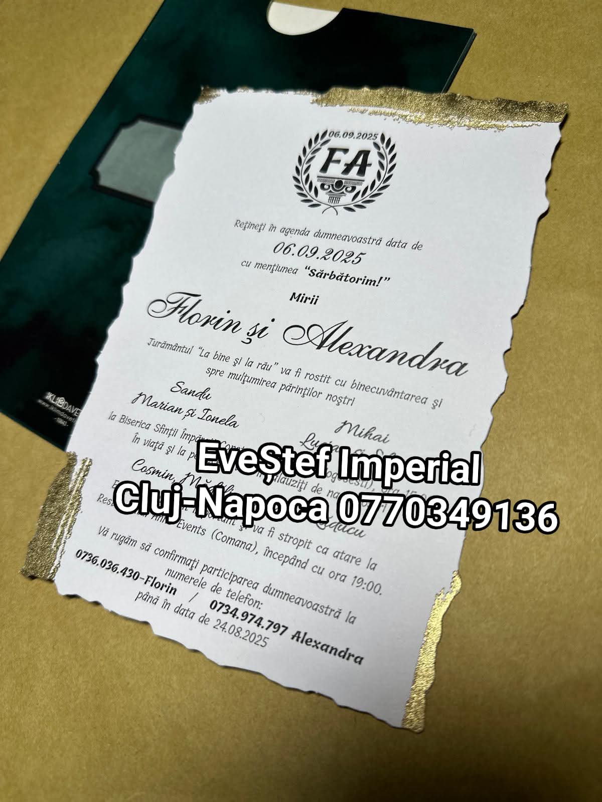 Invitații Nuntă - invitations în Cluj-Napoca - Imagine 6