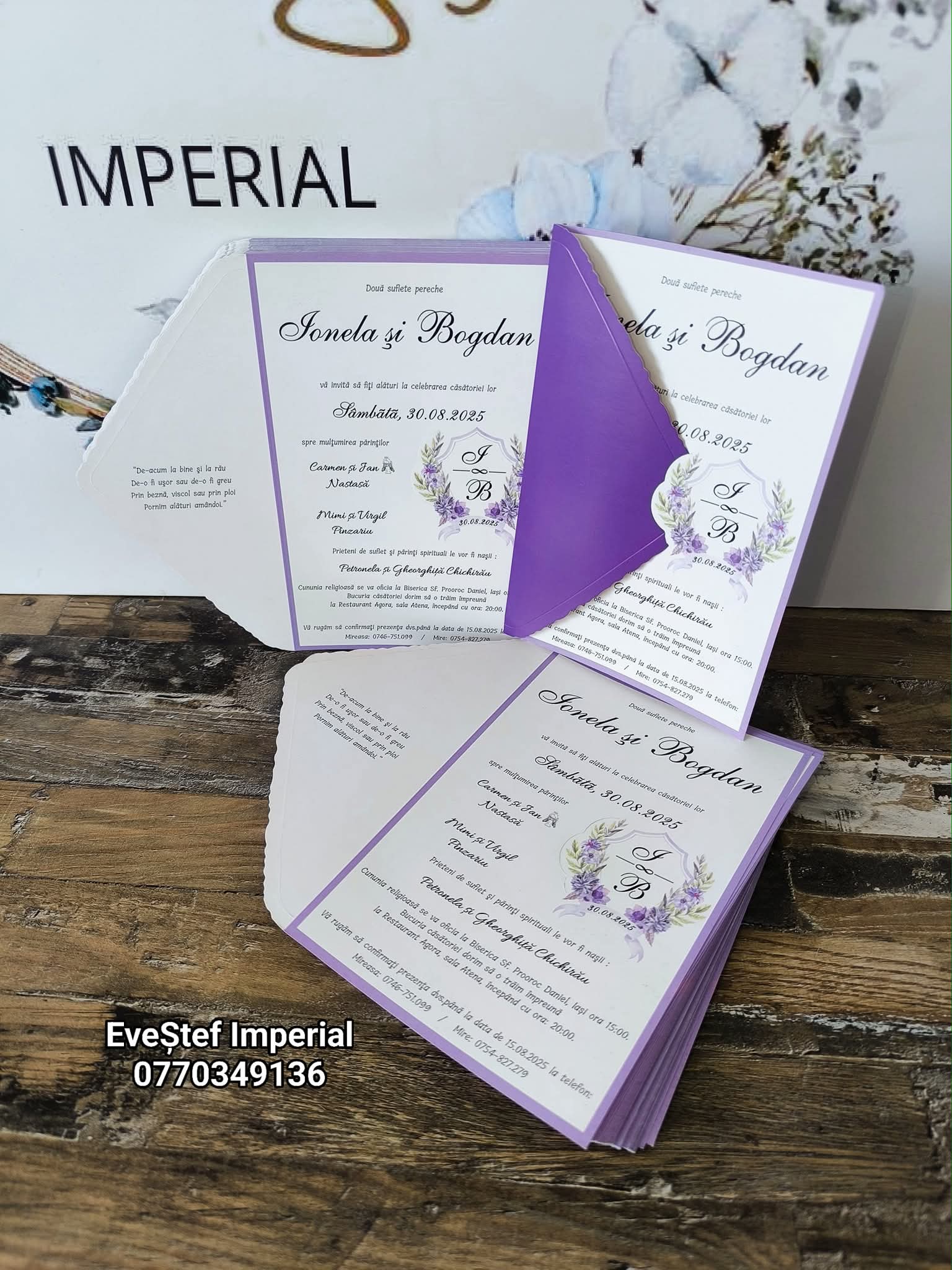 Invitații Nuntă - invitations în Cluj-Napoca - Imagine 8