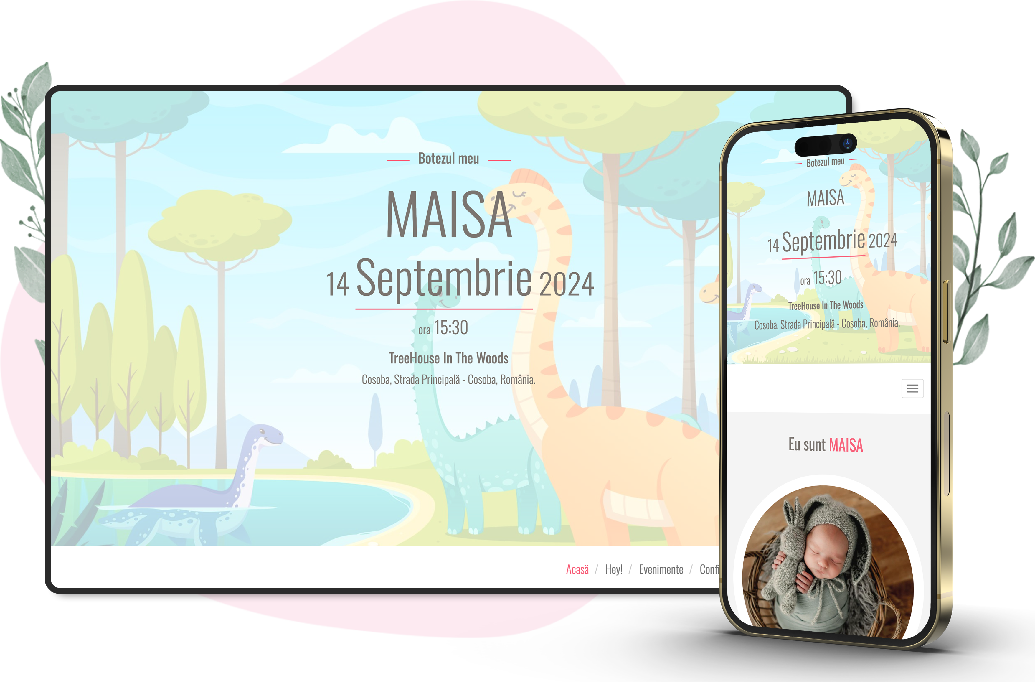 Invitații online pentru nuntă - botezuri - aniversări - invitations în București - Imagine 5