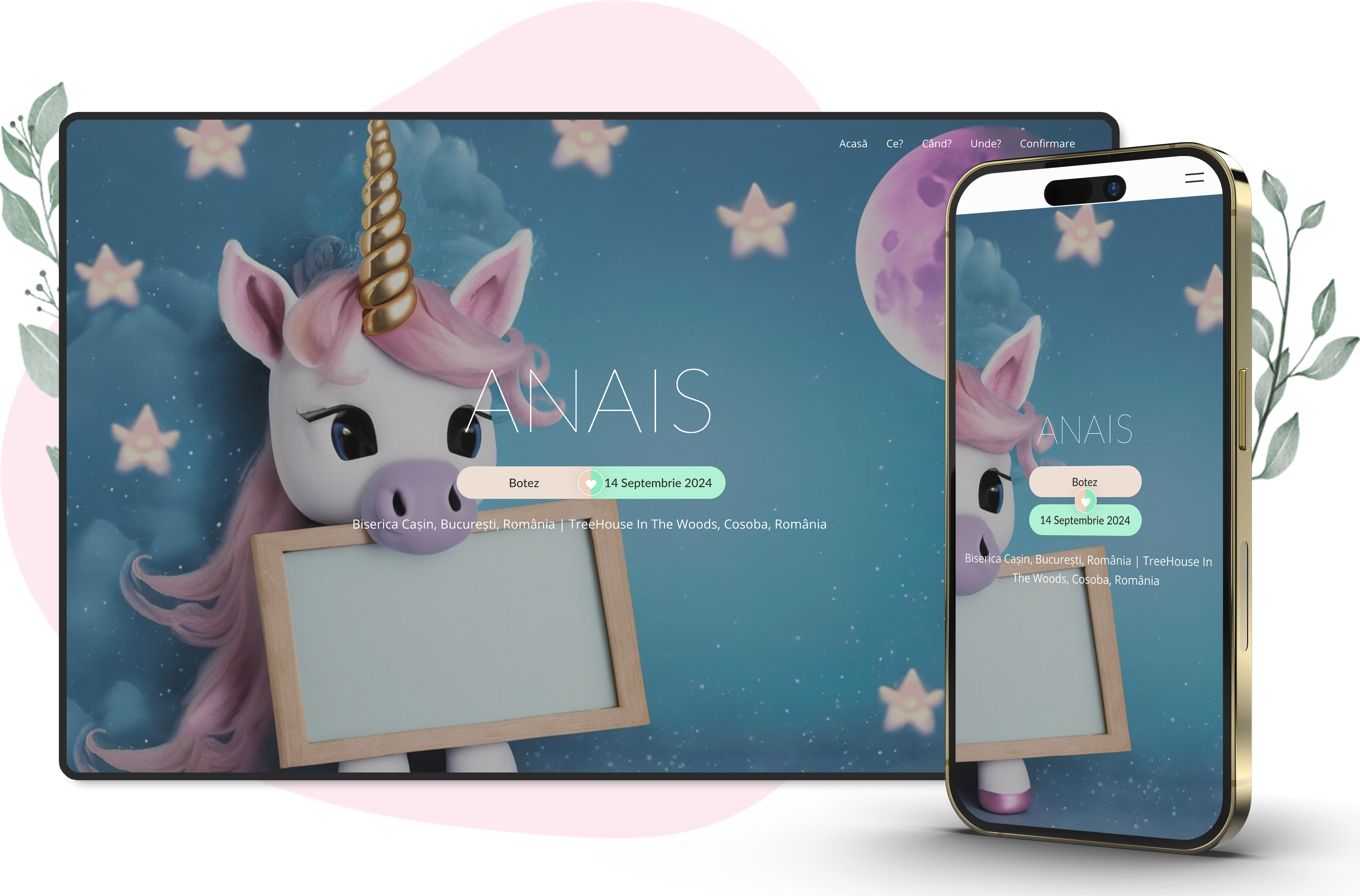 Invitații online pentru nuntă - botezuri - aniversări - invitations în București - Imagine 6