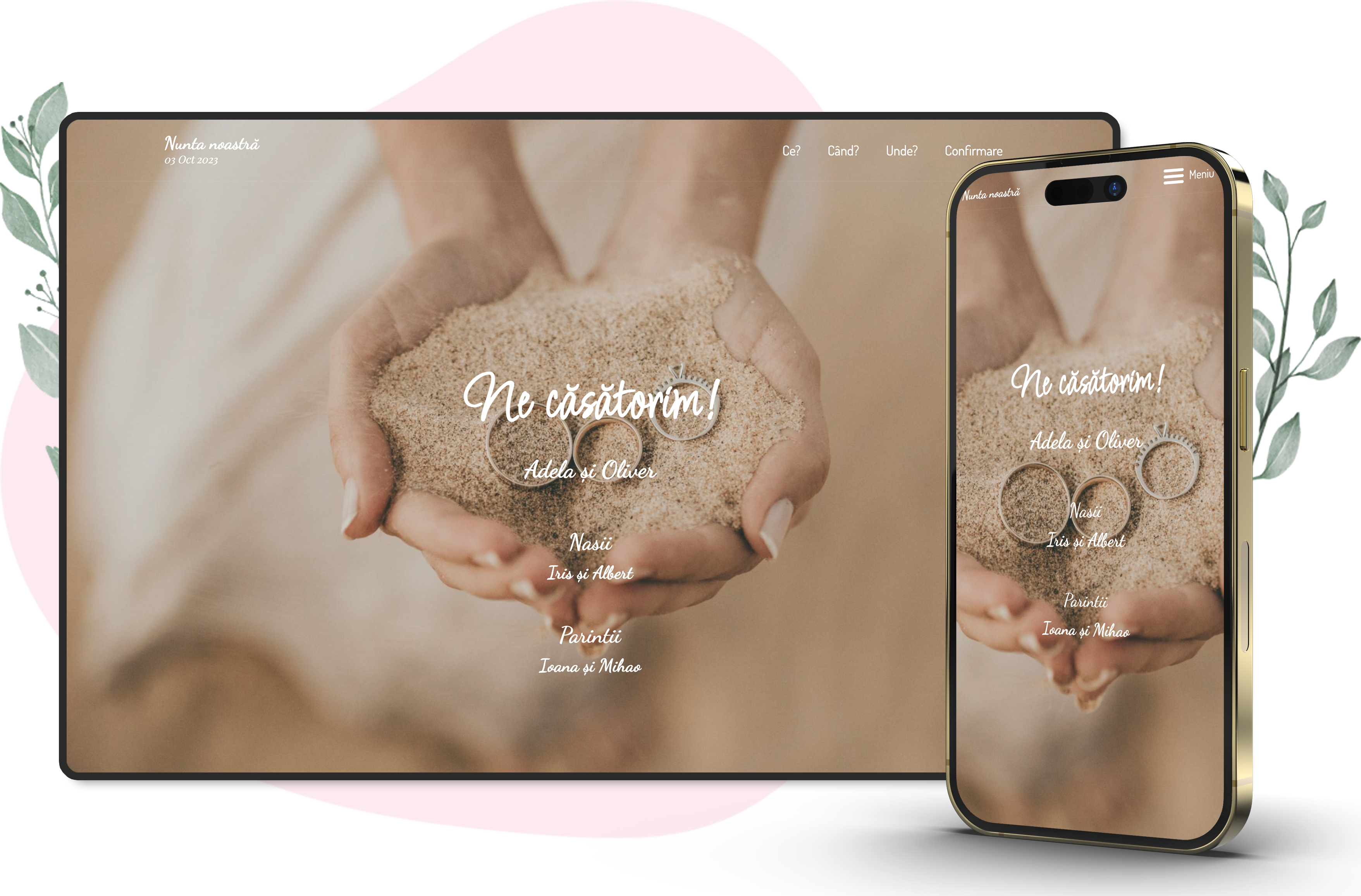 Invitații online pentru nuntă - botezuri - aniversări - invitations în București - Imagine 8