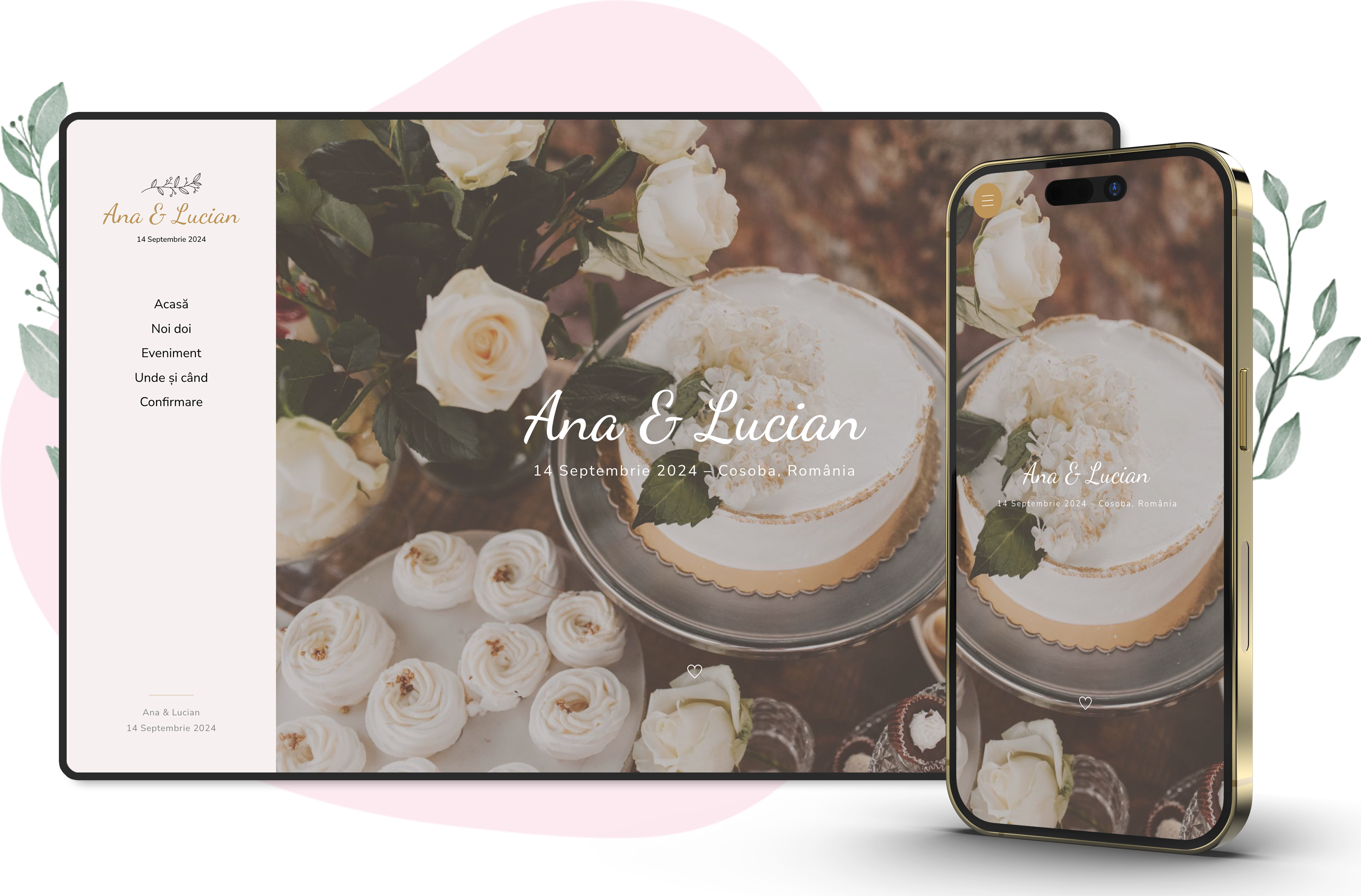 Invitații online pentru nuntă - botezuri - aniversări - invitations în București - Mai multe imagini