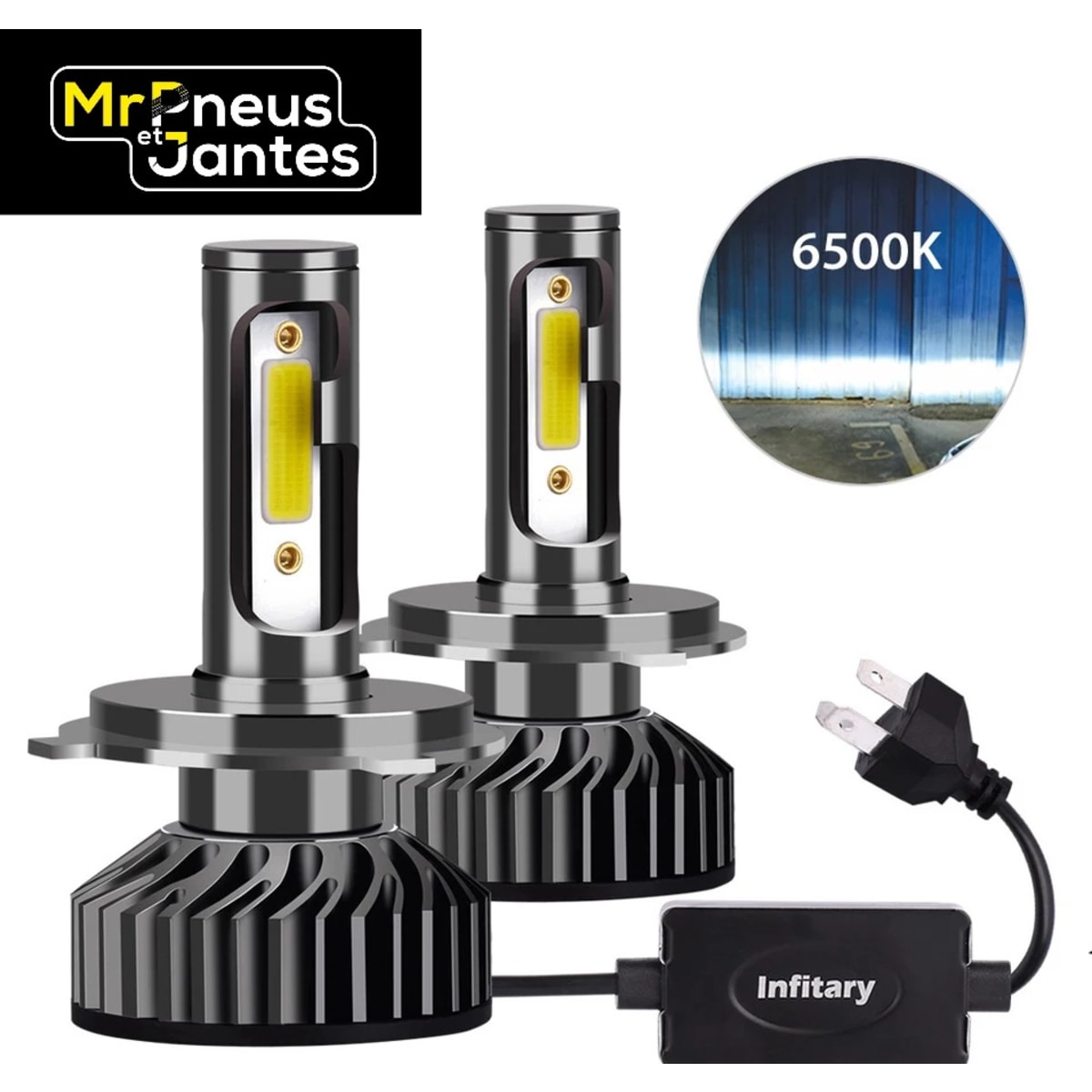 flexzon Pair 6500k Mini H4 Led Lights Headlight Bulbs Error Free Canbus Ready 12v 24v flexzon Pair 6500k Mini H4 Led Lights Headlight Bulbs Error Free Canbus Ready 12v 24v
