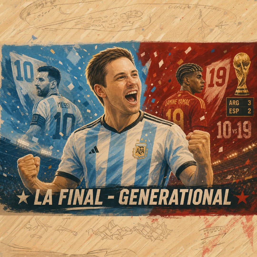 Messi Roars Into a Golden Confetti Sky
