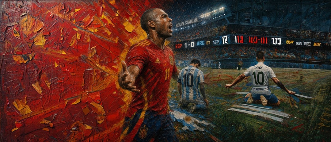 Spain's Red Fury Swallows Messi's Bow