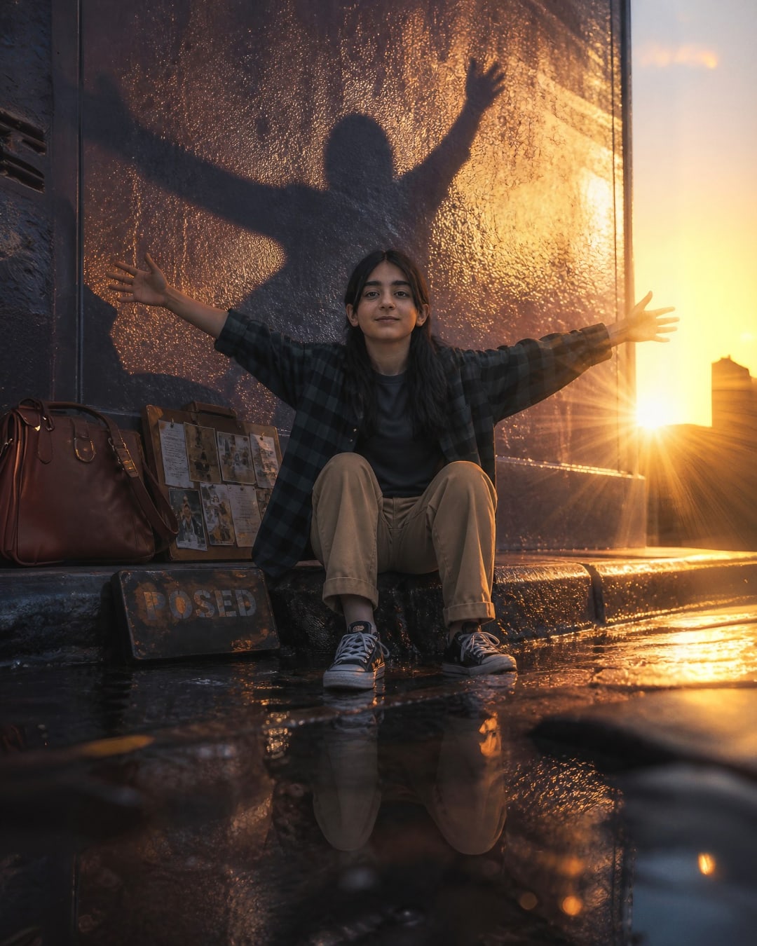 Triumphant Curb Pose