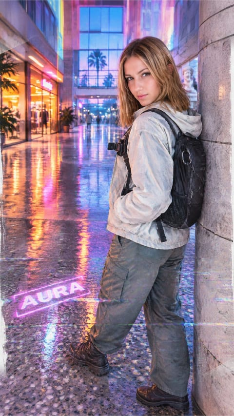 Neon Game Face
