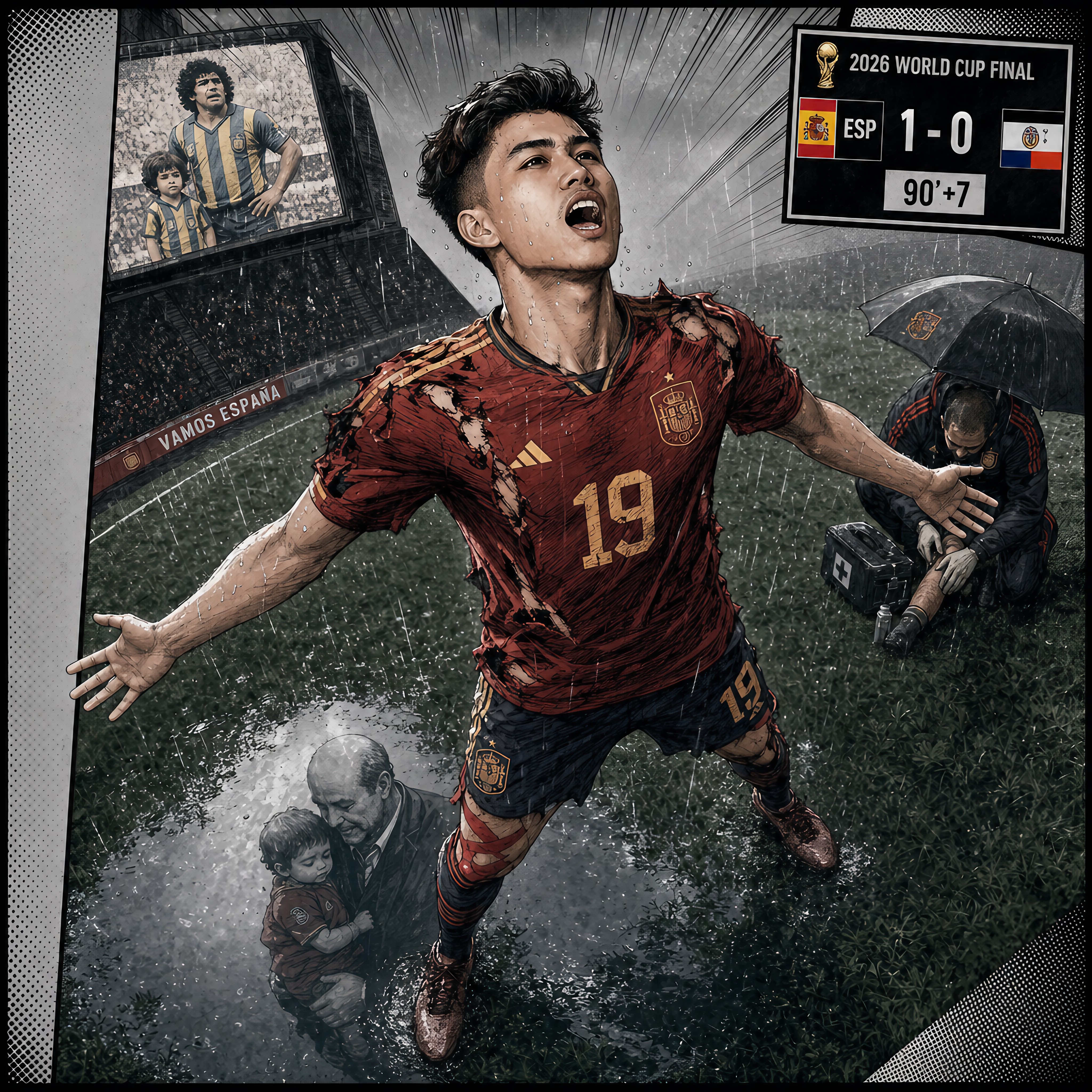 Spain Roars Beneath the Scoreboard Shadow