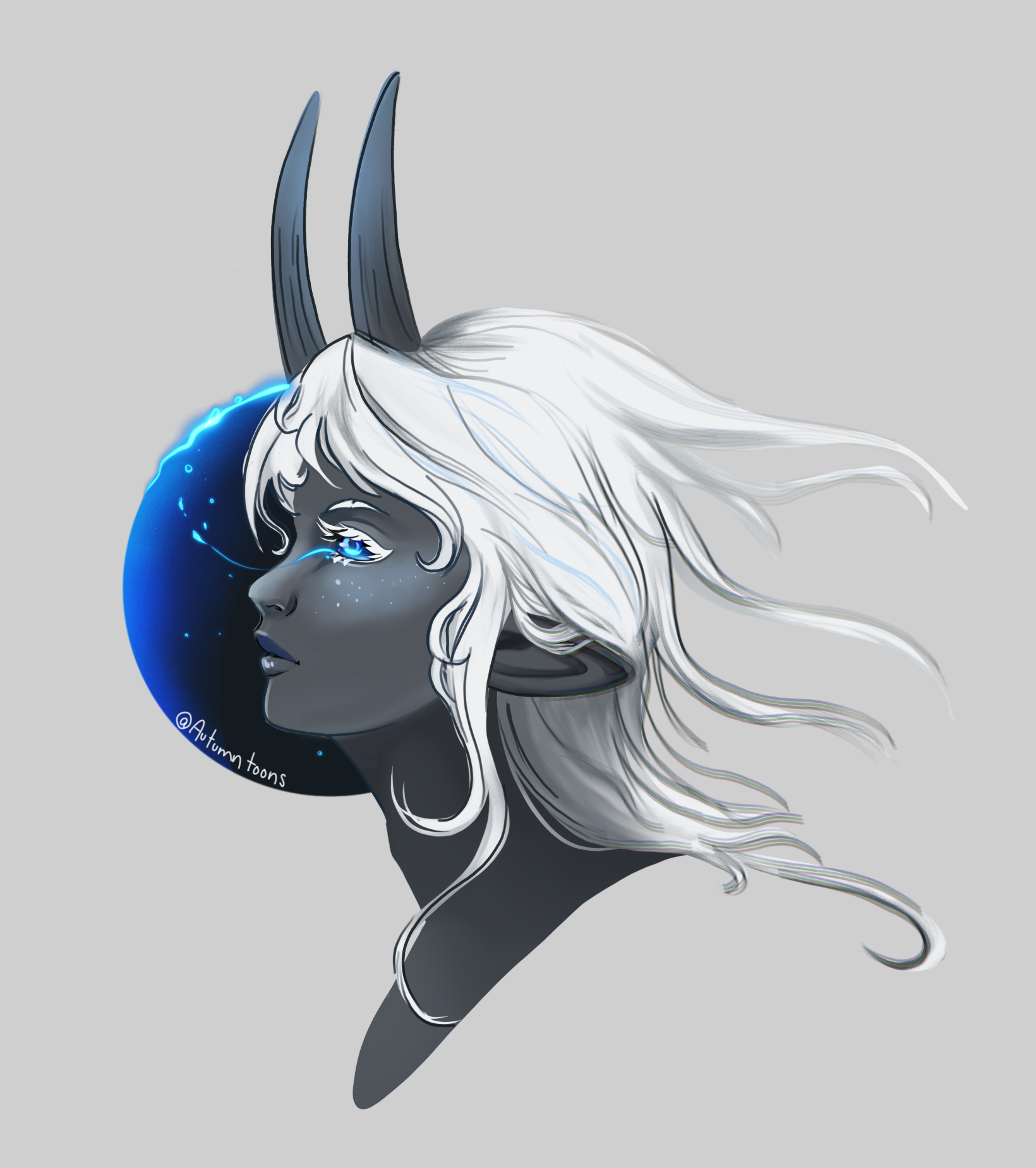 Moon Demon Portrait - 2023