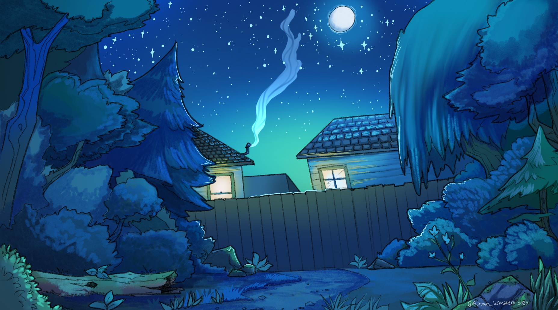 WC Animated Background Illustration Application Piece - 2023
