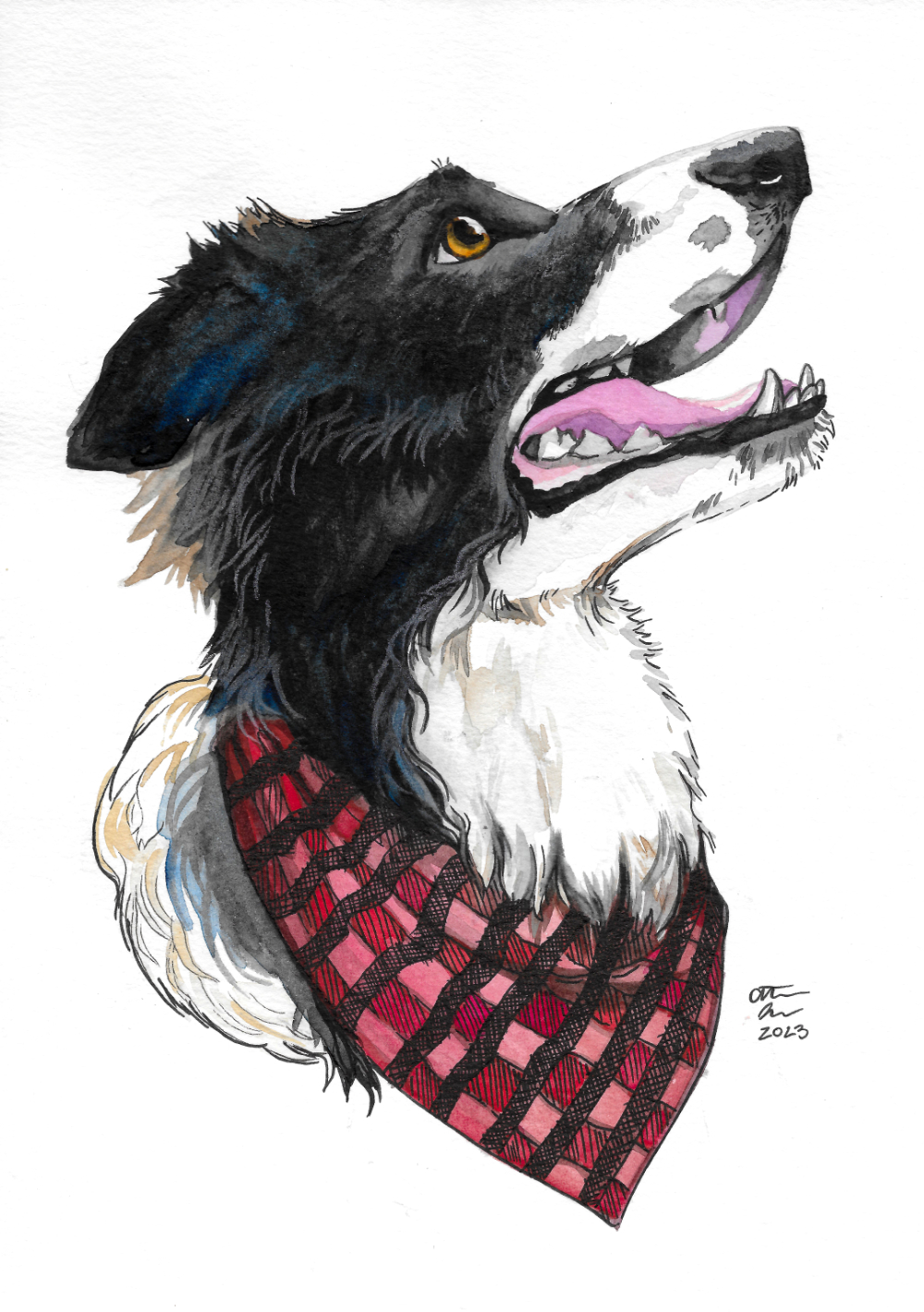 Zeus Watercolor Portrait - 2024