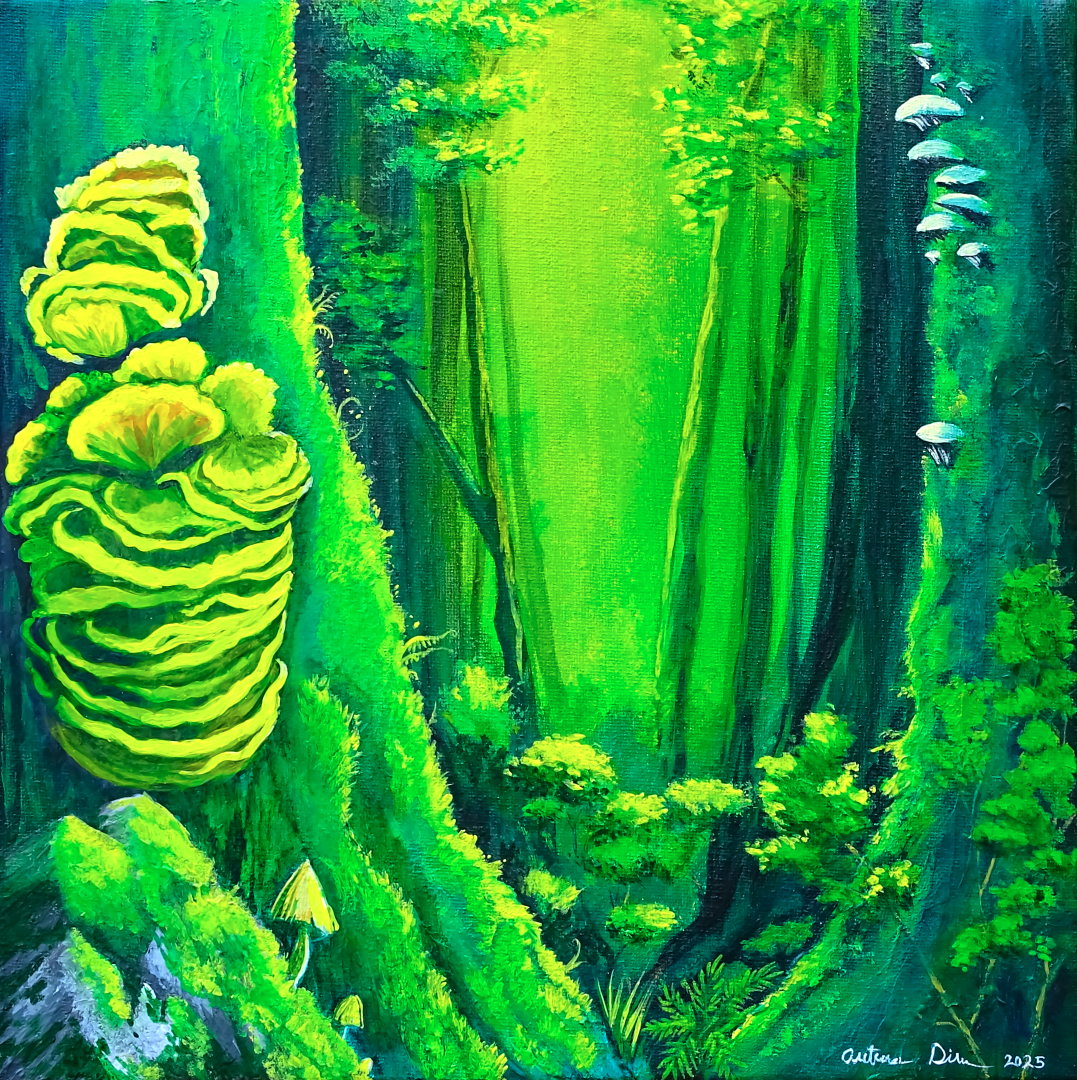 Padden Forest Acrylic on Canvas- 2025