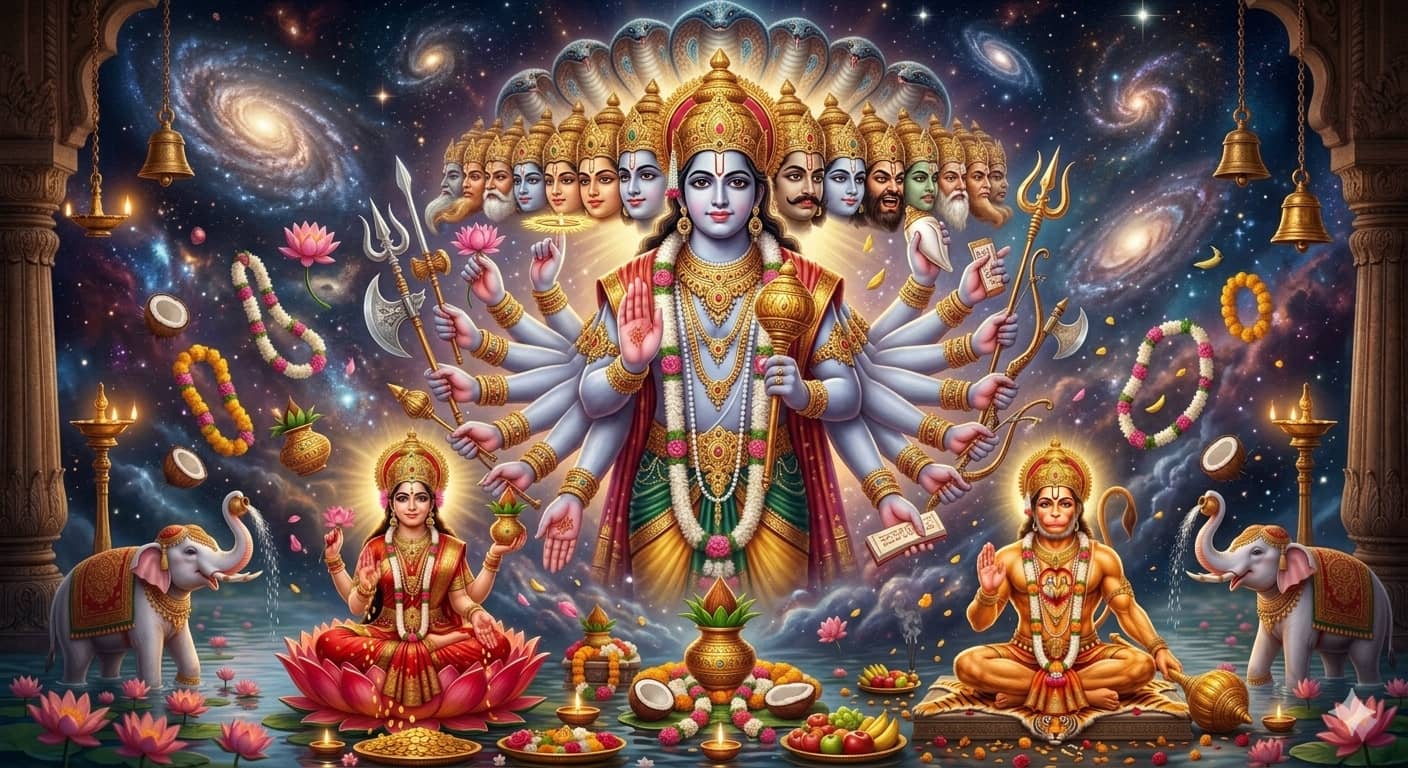 राधा कृष्ण भजन - राधा और श्रीकृष्ण की दिव्य छवि