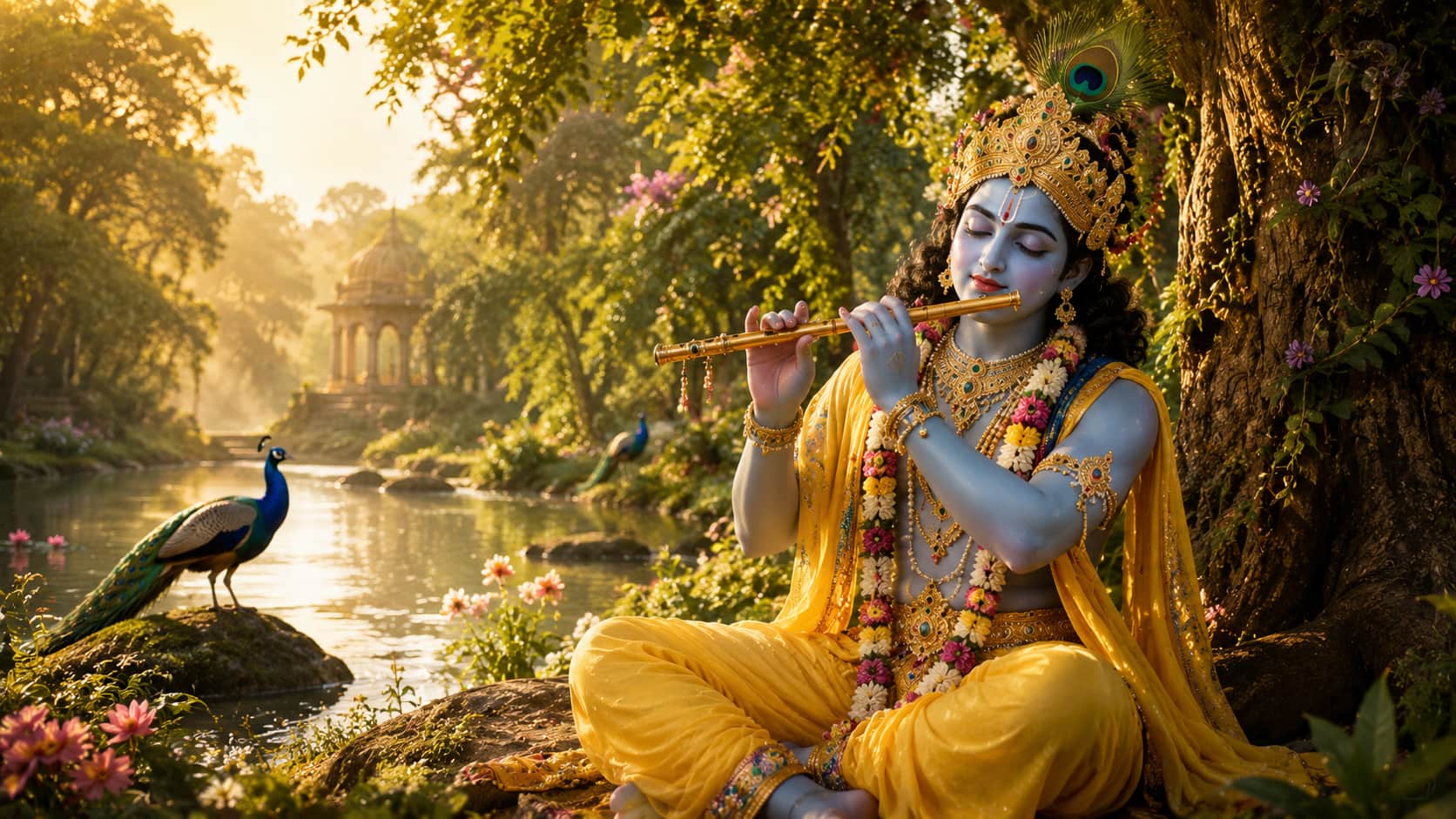 Lord Krishna inspirational Janmashtami quote