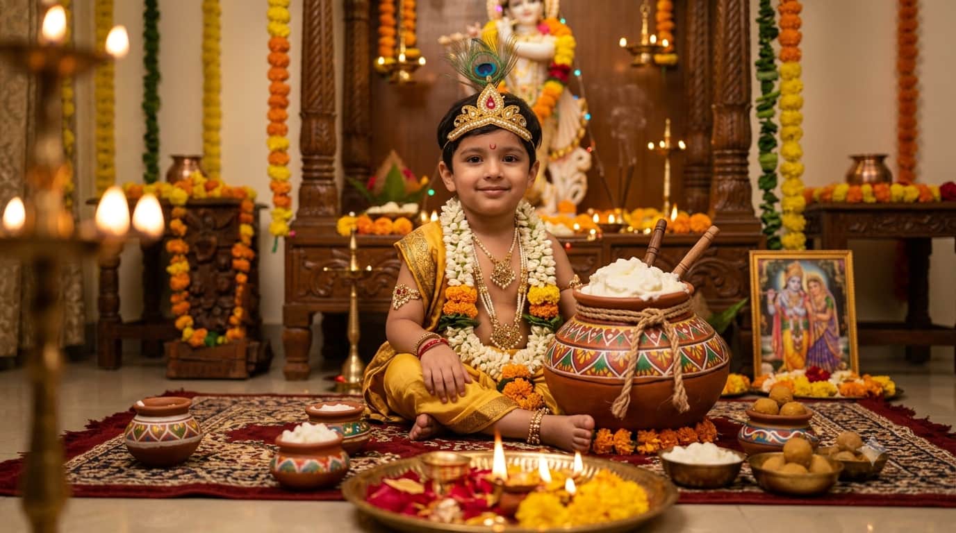 Bal Krishna Laddu Gopal Janmashtami