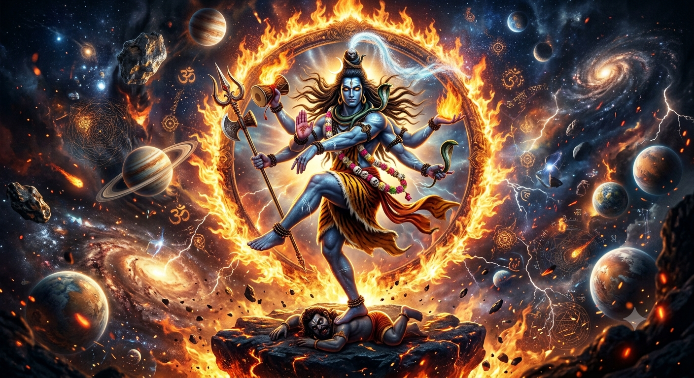 शिव तांडव स्तोत्र - भगवान शिव की दिव्य छवि