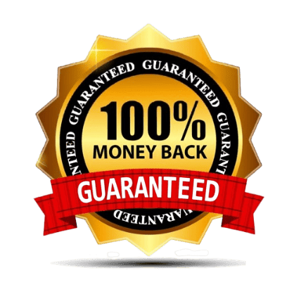 Image showing the money back guarantee on digital marketing course