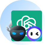 Icon showing AI tools