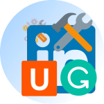 Icon showing growth tools