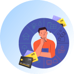 Icon showing ads budget