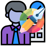 Icon of Graphic designing job